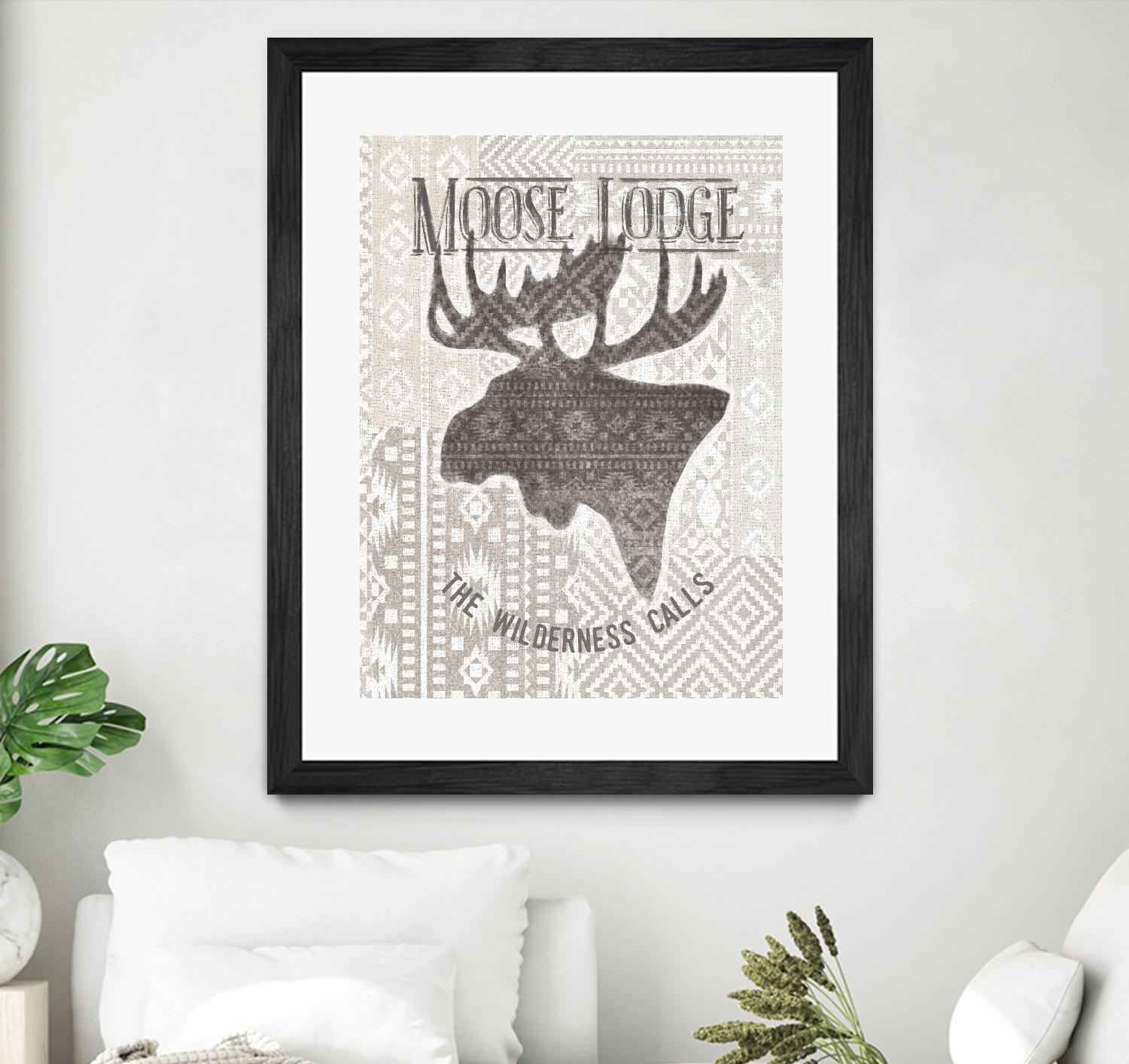 Soft Lodge V by Janelle Penner on GIANT ART - beige country look