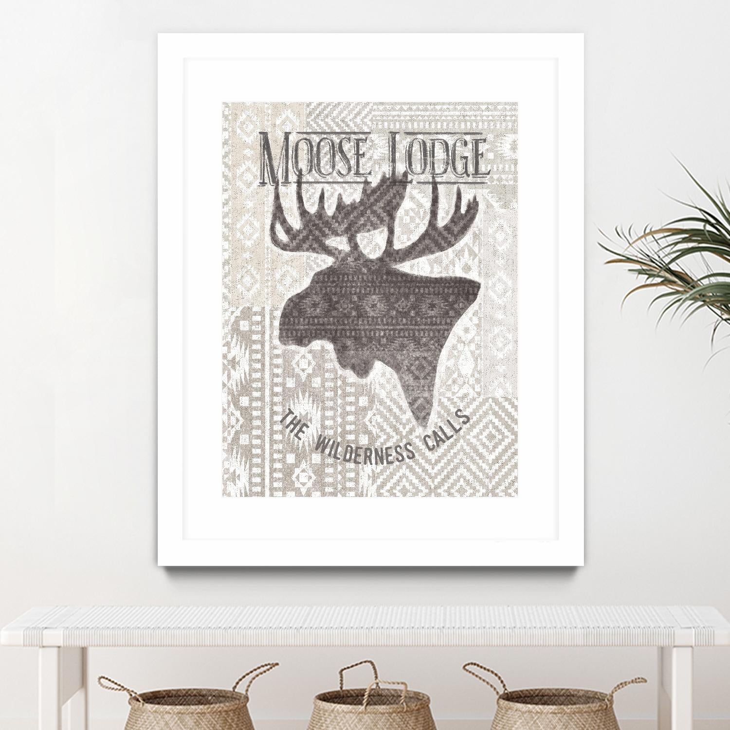 Soft Lodge V by Janelle Penner on GIANT ART - beige country look