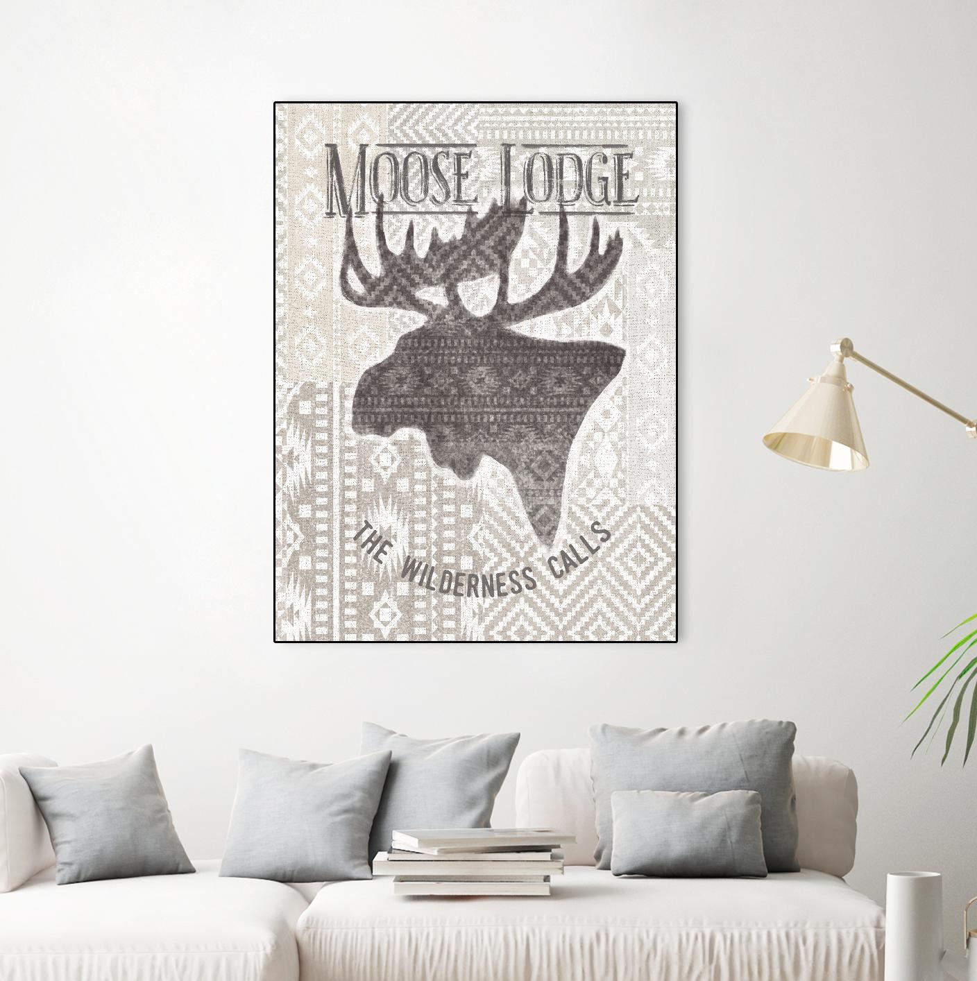 Soft Lodge V by Janelle Penner on GIANT ART - beige country look