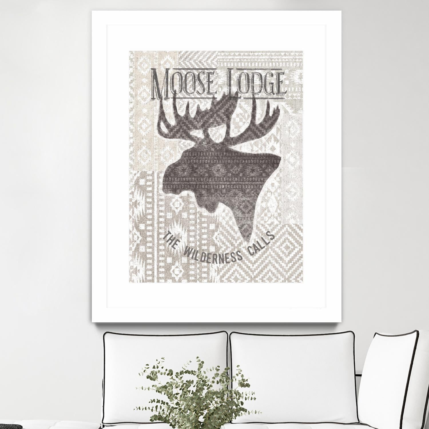 Soft Lodge V by Janelle Penner on GIANT ART - beige country look