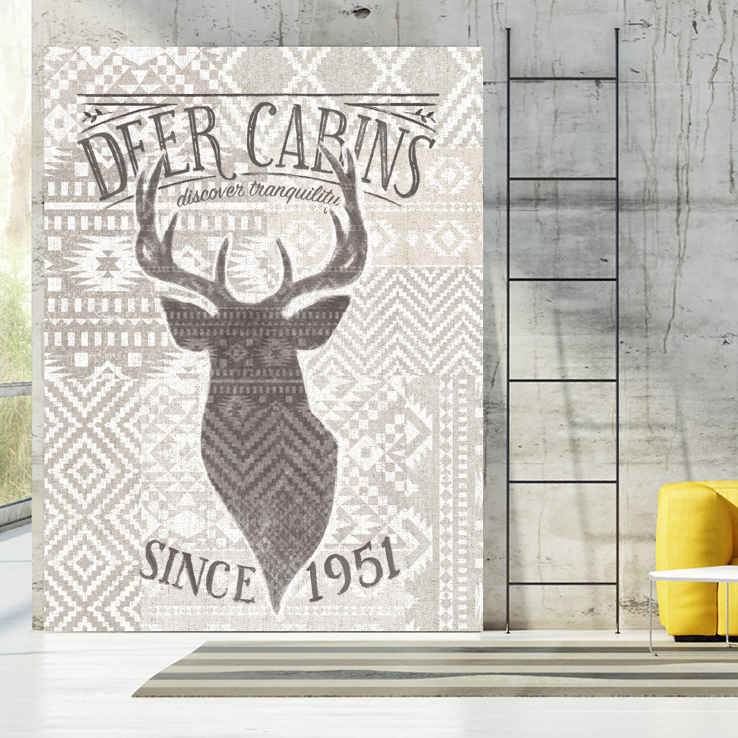 Soft Lodge VI by Janelle Penner on GIANT ART - beige country look