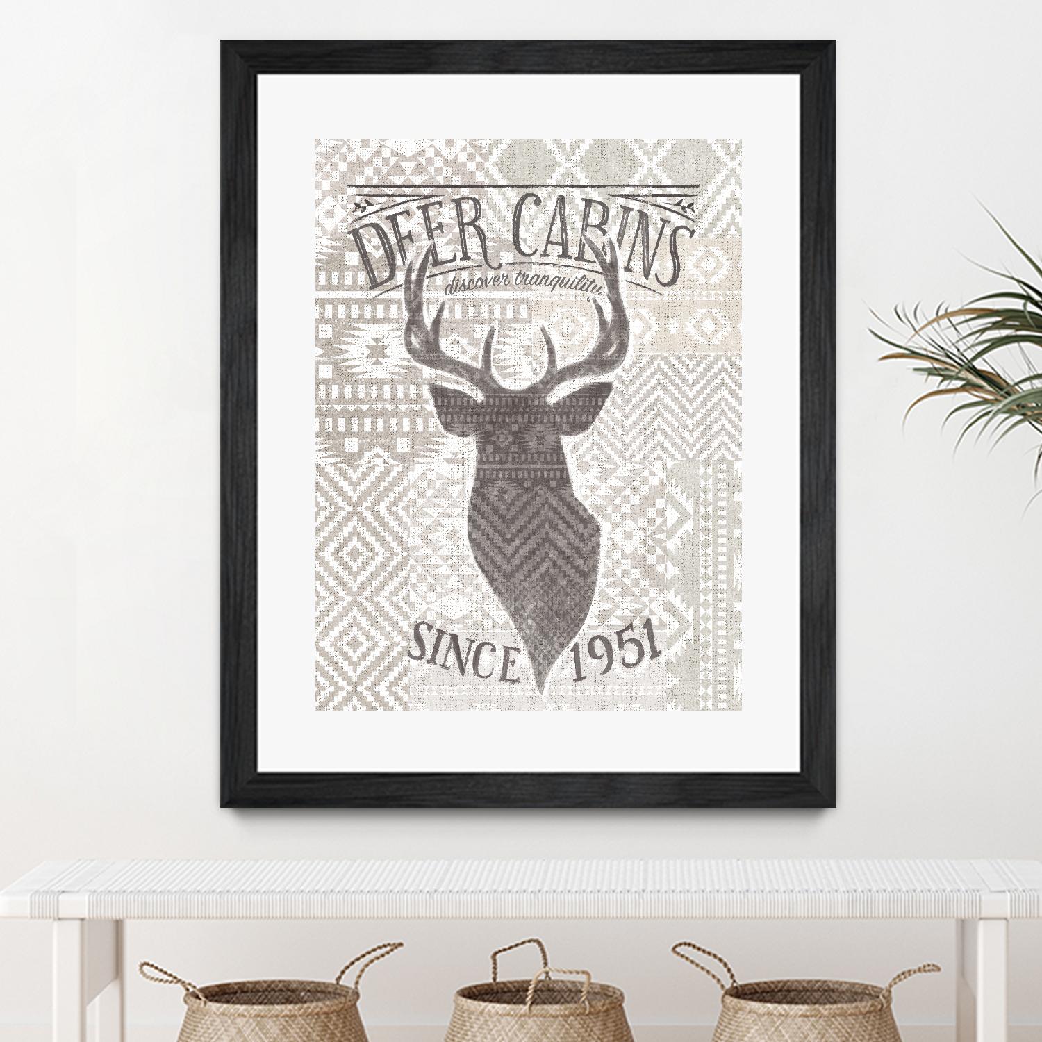 Soft Lodge VI by Janelle Penner on GIANT ART - beige country look