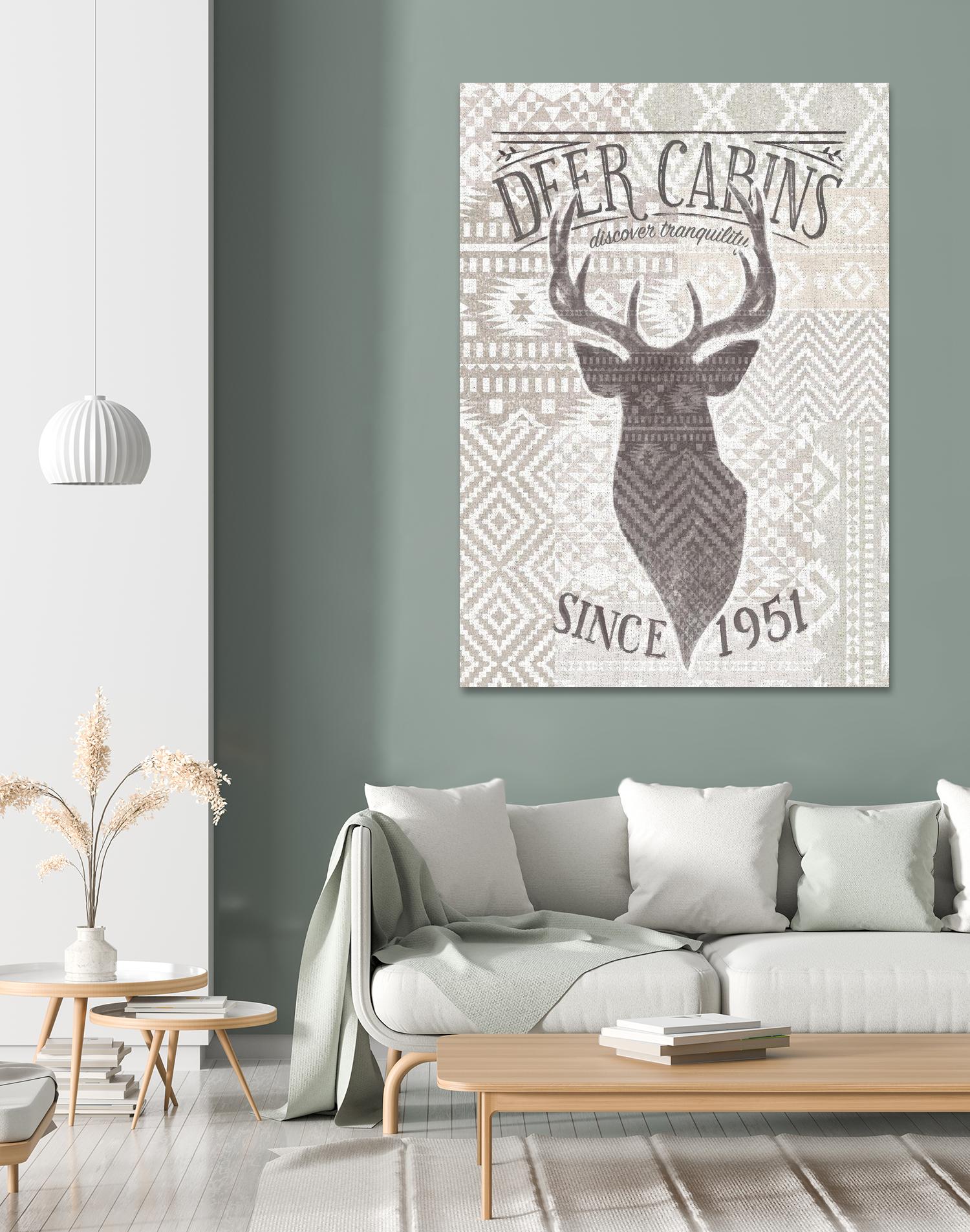 Soft Lodge VI by Janelle Penner on GIANT ART - beige country look