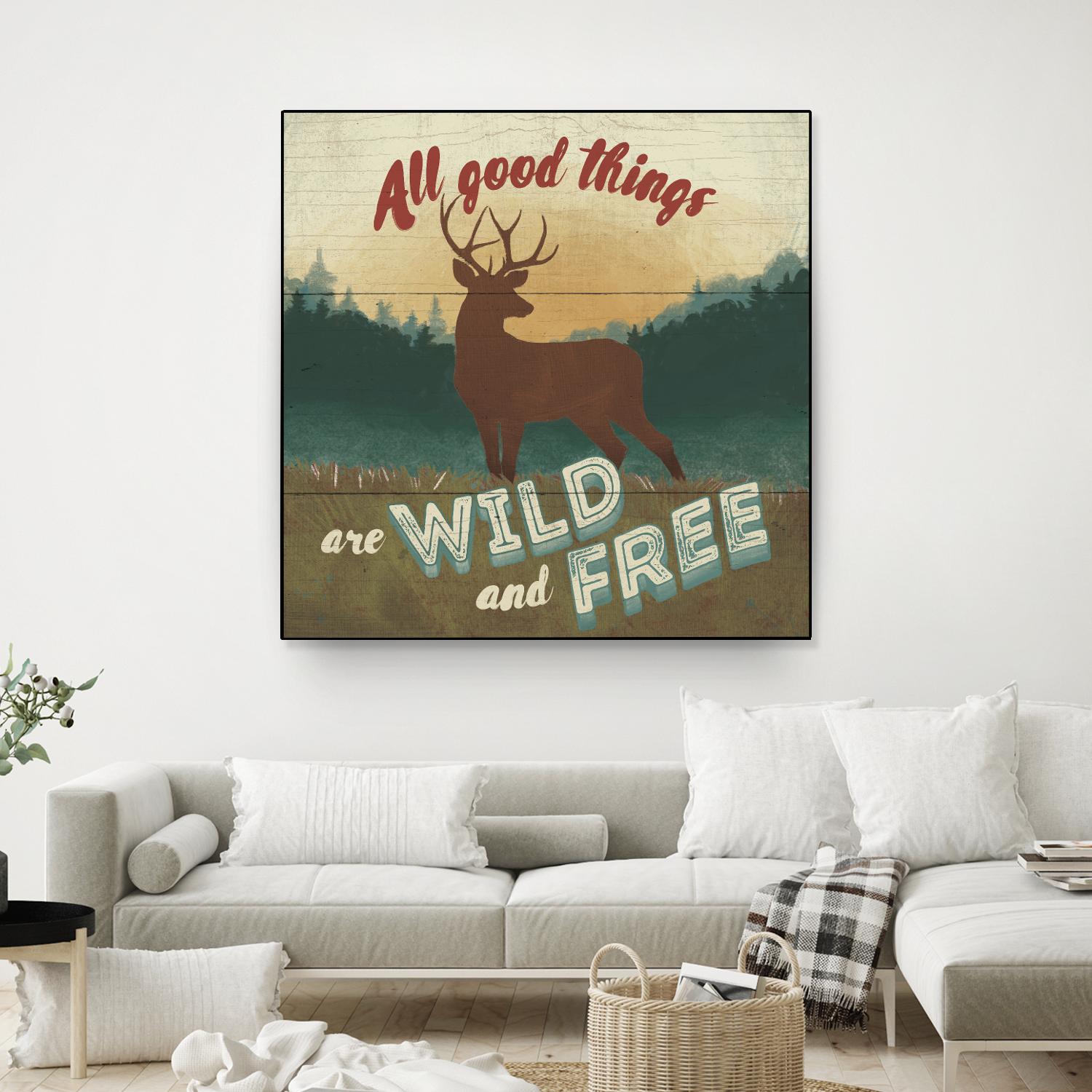 Discover the Wild VI by Janelle Penner on GIANT ART - green country look