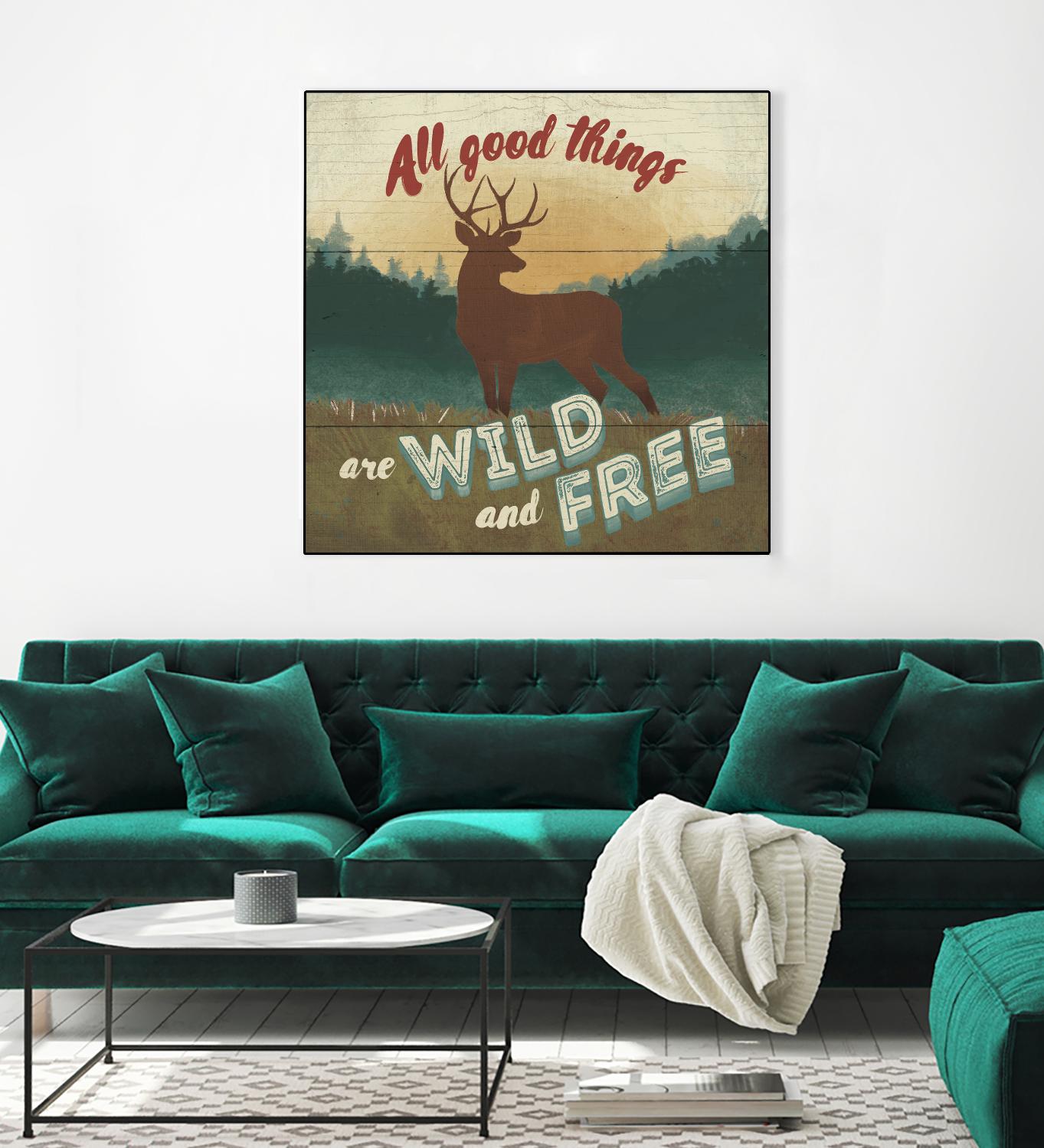 Discover the Wild VI by Janelle Penner on GIANT ART - green country look