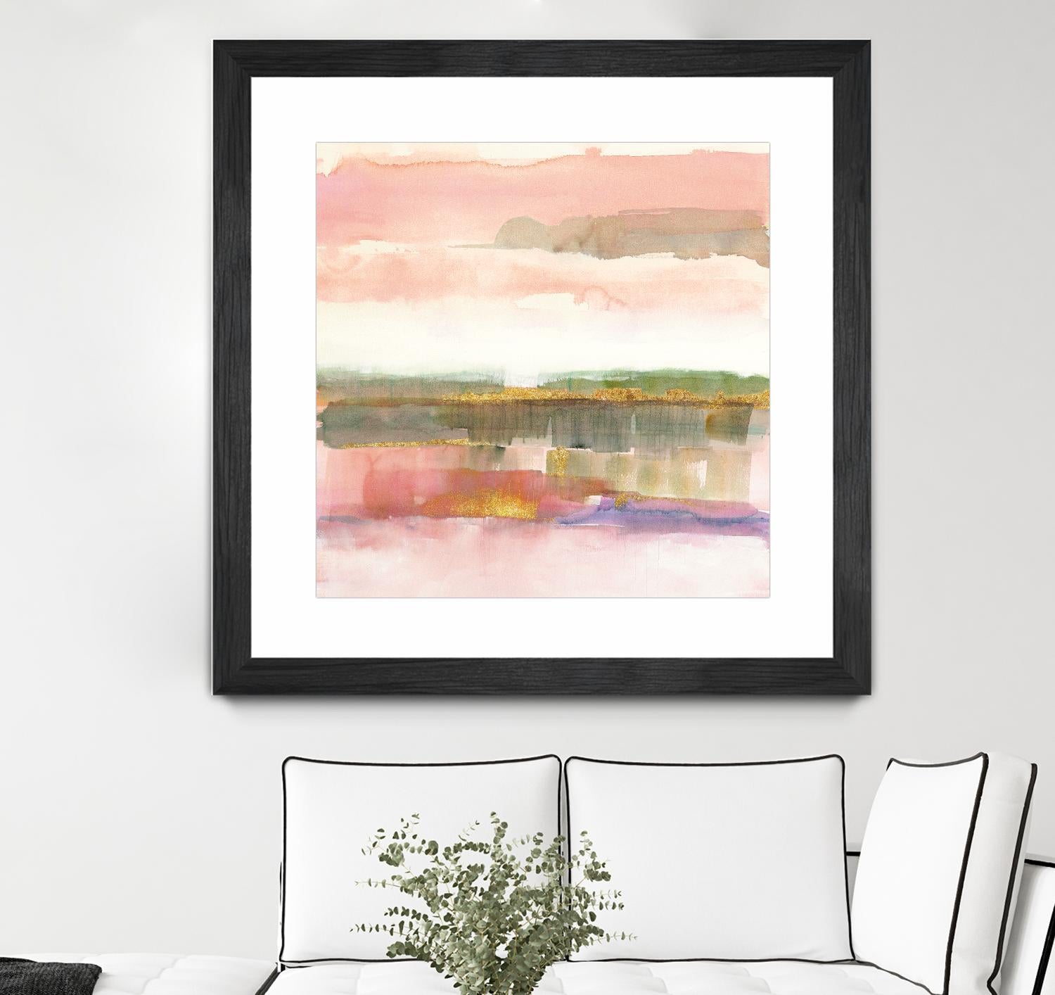 Influence of Line by Mike Schick on GIANT ART - green abstract