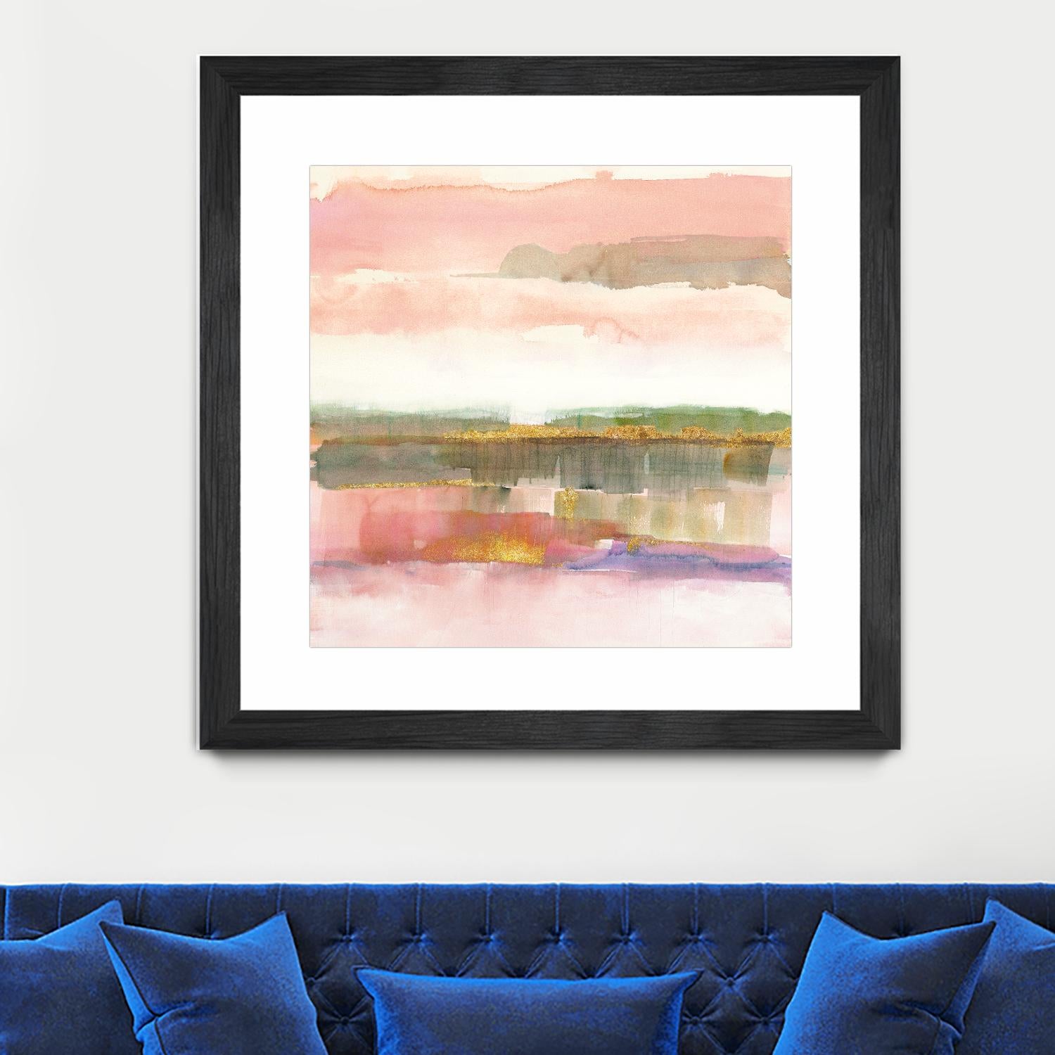 Influence of Line by Mike Schick on GIANT ART - green abstract