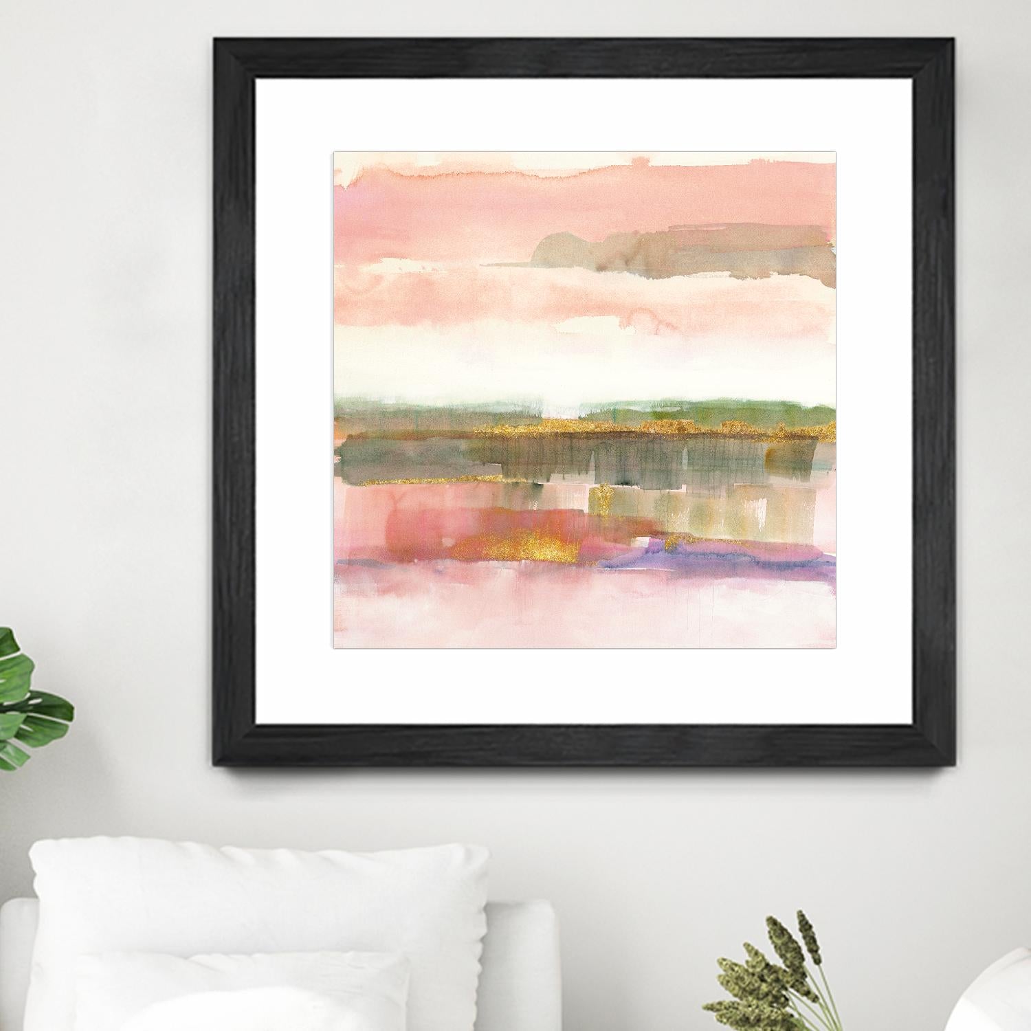 Influence of Line by Mike Schick on GIANT ART - green abstract