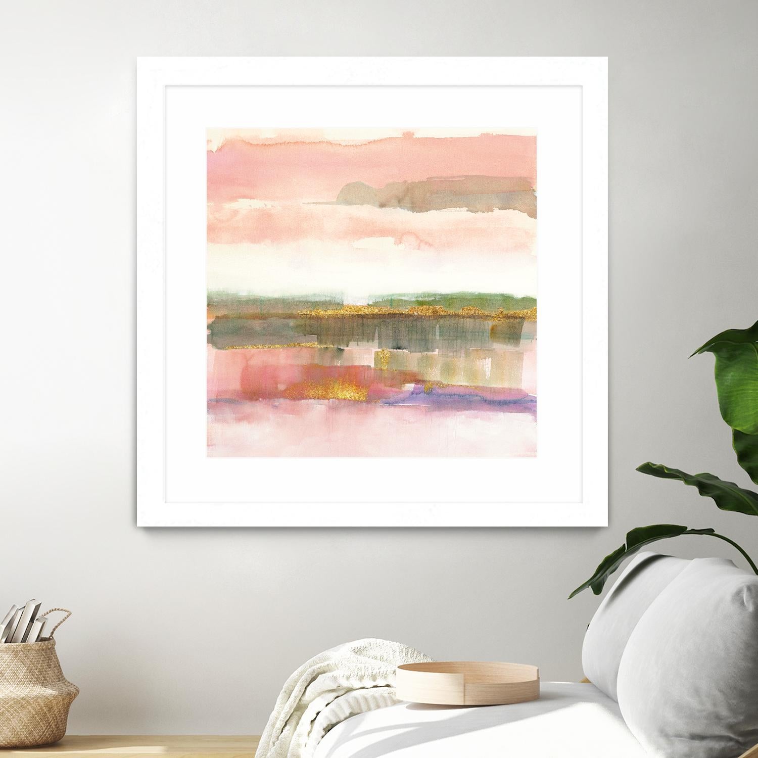 Influence of Line by Mike Schick on GIANT ART - green abstract