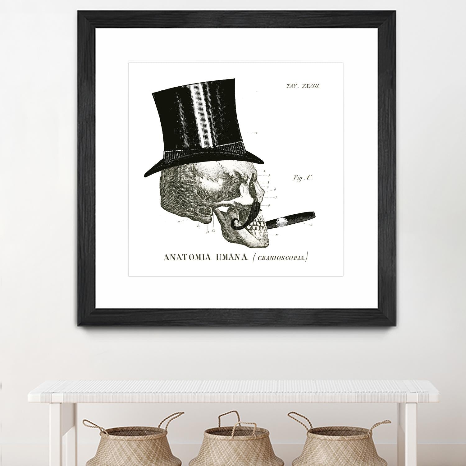 Dandy Bones III by Sue Schlabach on GIANT ART - white vintage