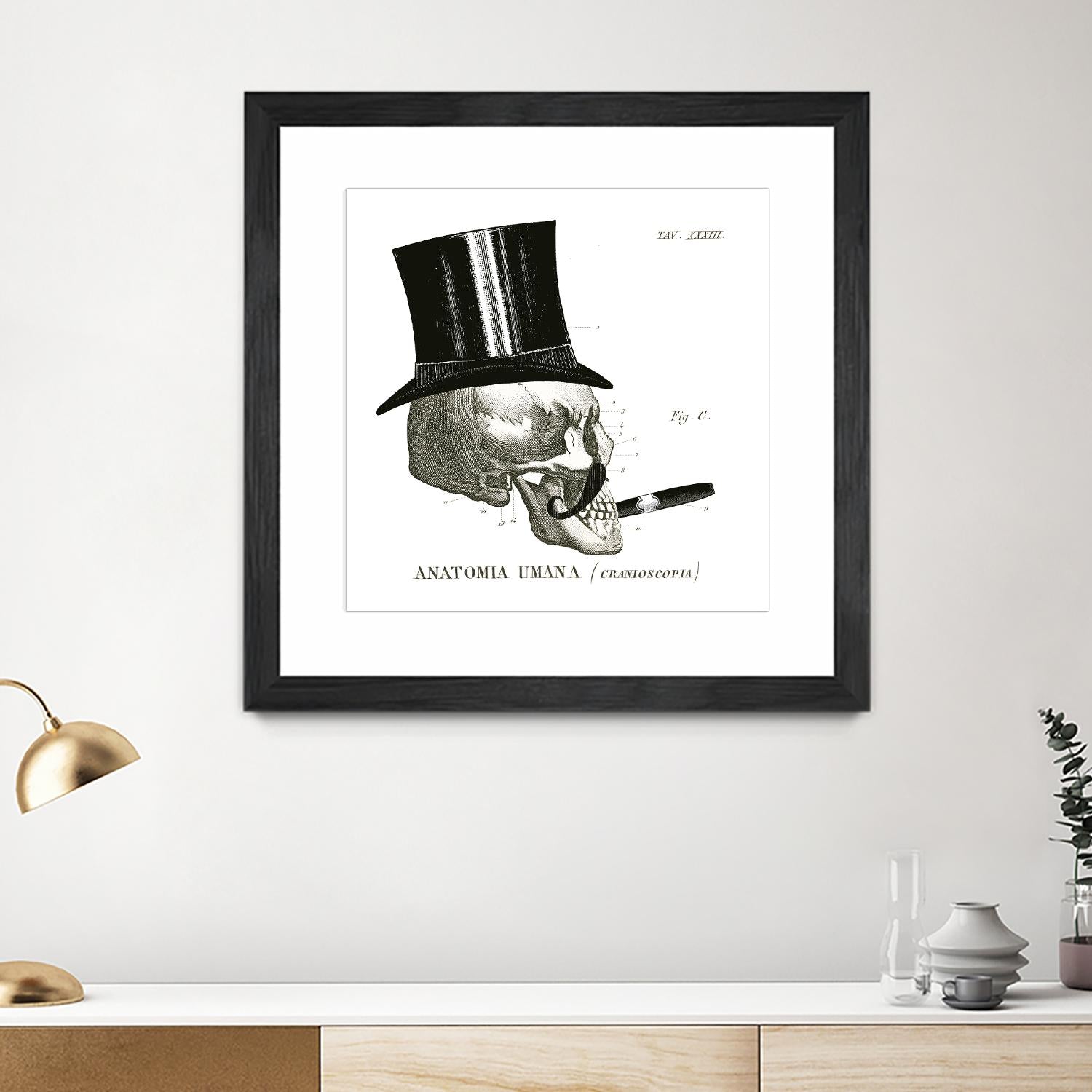 Dandy Bones III by Sue Schlabach on GIANT ART - white vintage