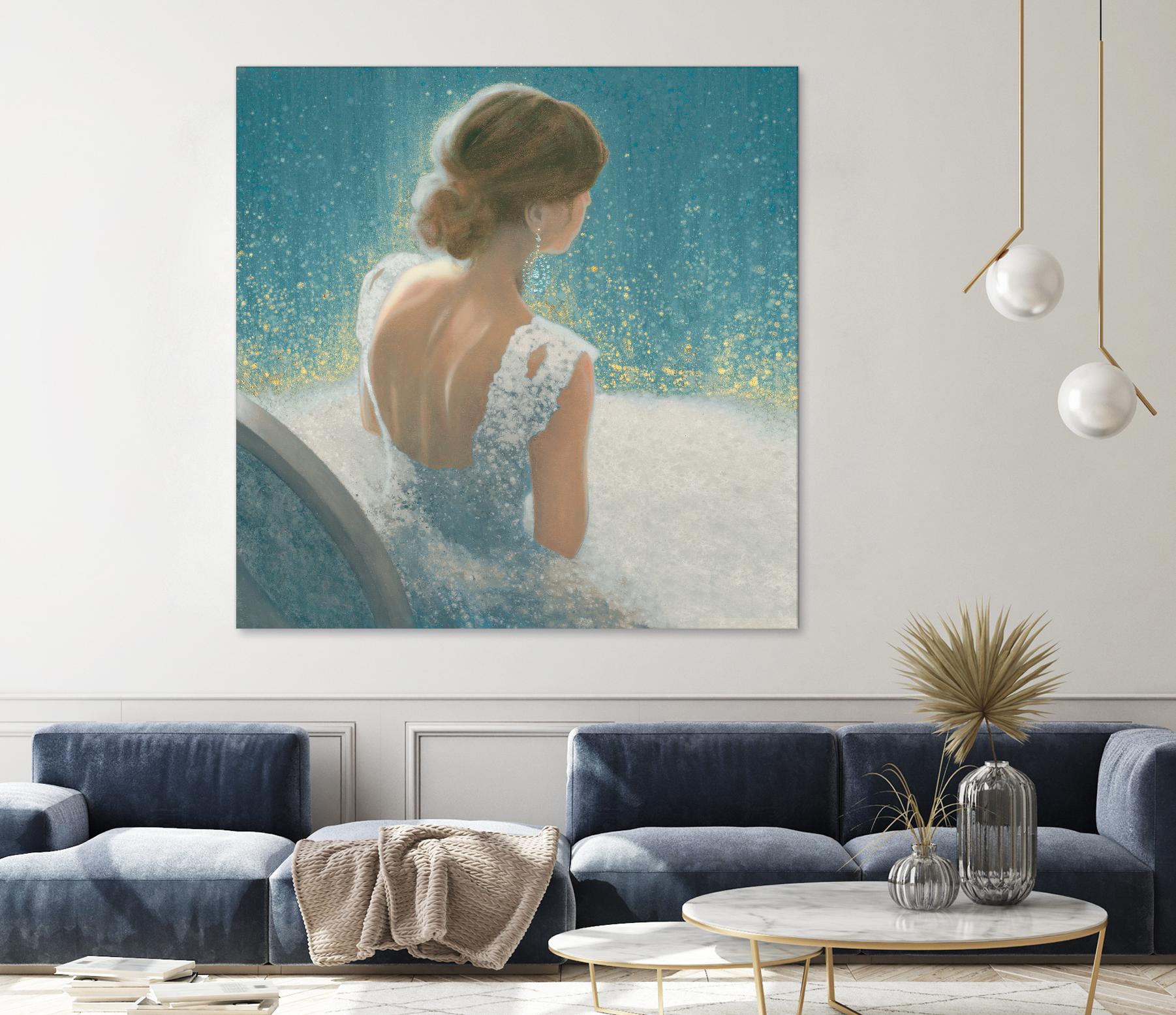 Before the Opera Blue by James Wiens on GIANT ART - white everyday life