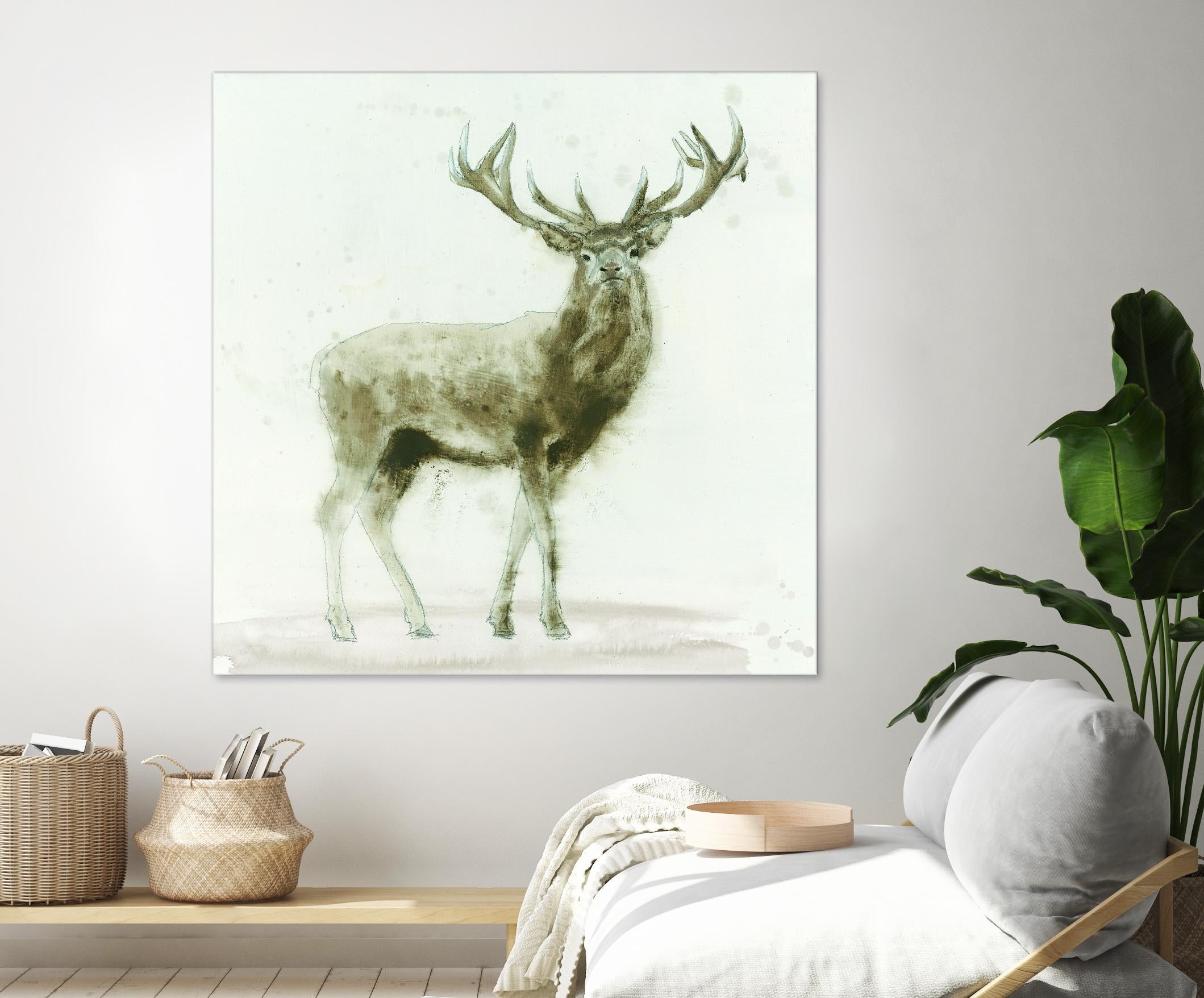 Stag 2 by James Wiens on GIANT ART - brown animals