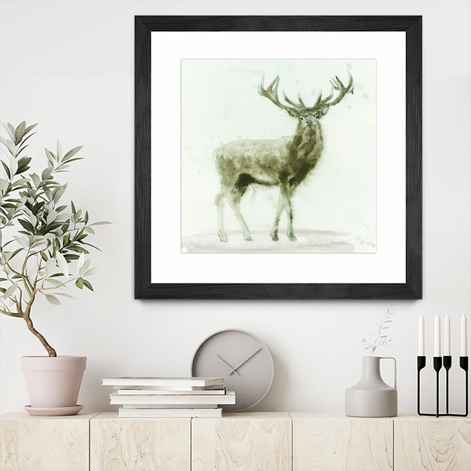 Stag 2 by James Wiens on GIANT ART - brown animals