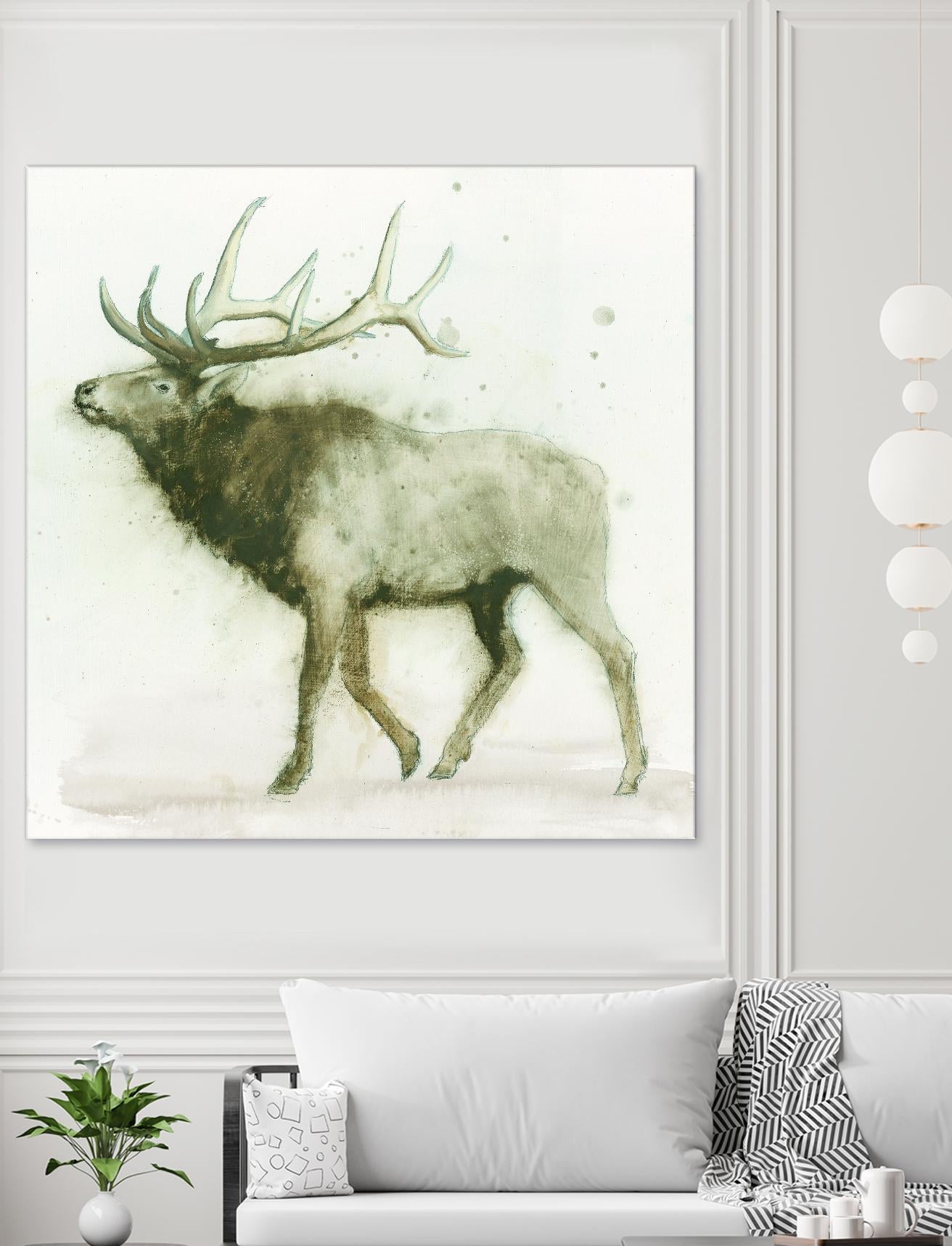 Elk 2 by James Wiens on GIANT ART - brown animals
