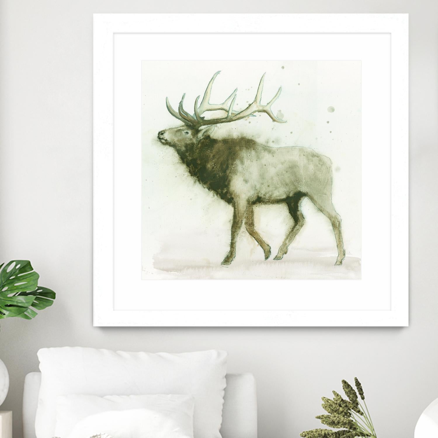 Elk 2 by James Wiens on GIANT ART - brown animals
