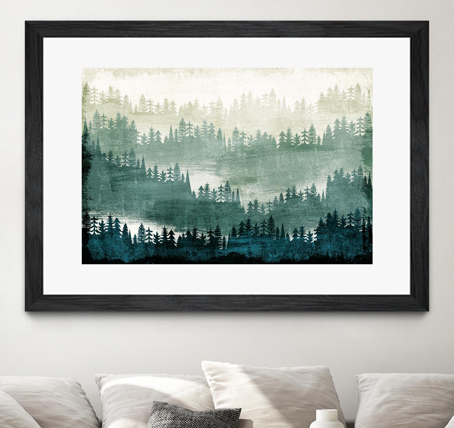 Mountainscape by Michael Mullan on GIANT ART - white landscape