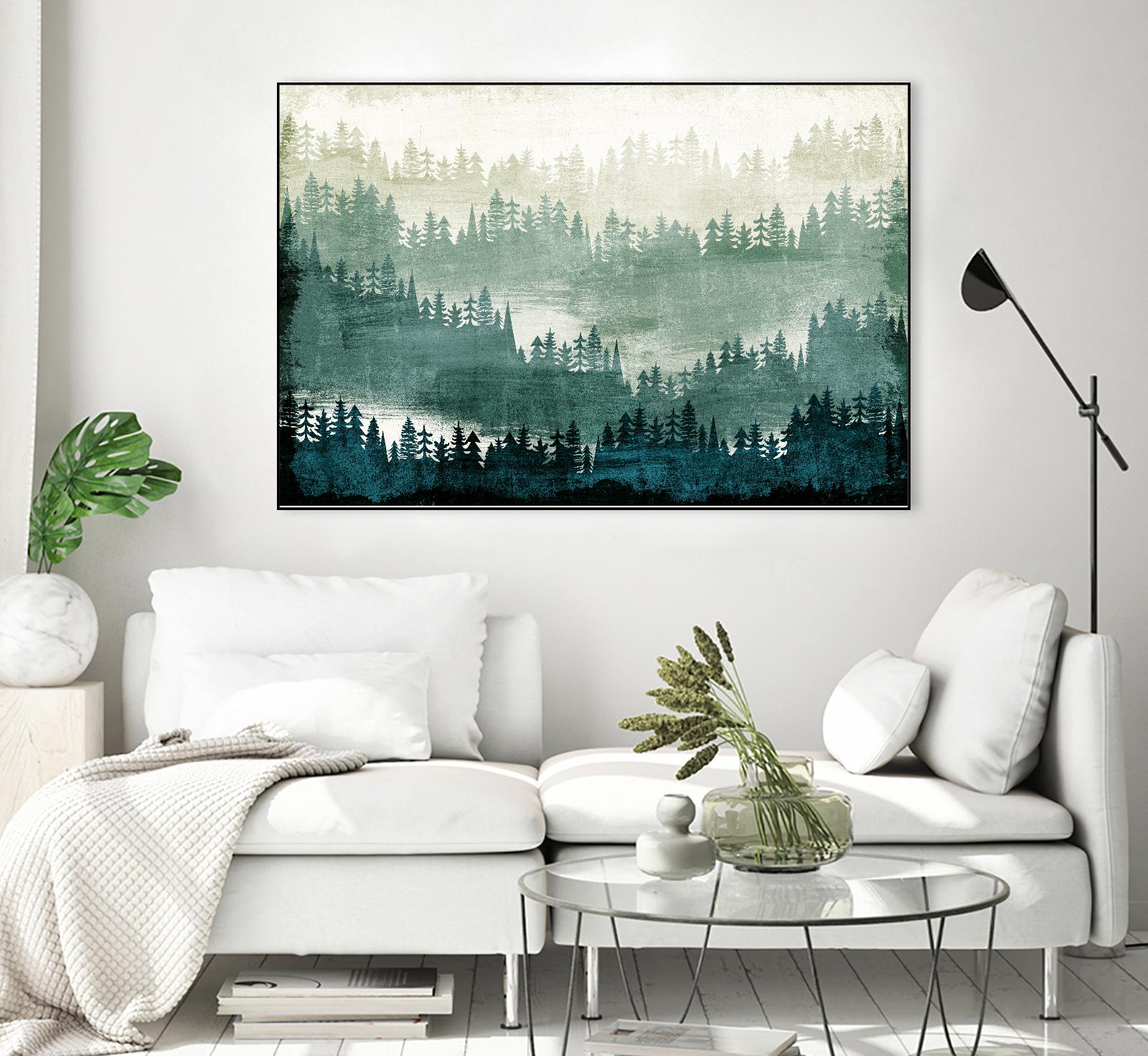 Mountainscape by Michael Mullan on GIANT ART - white landscape