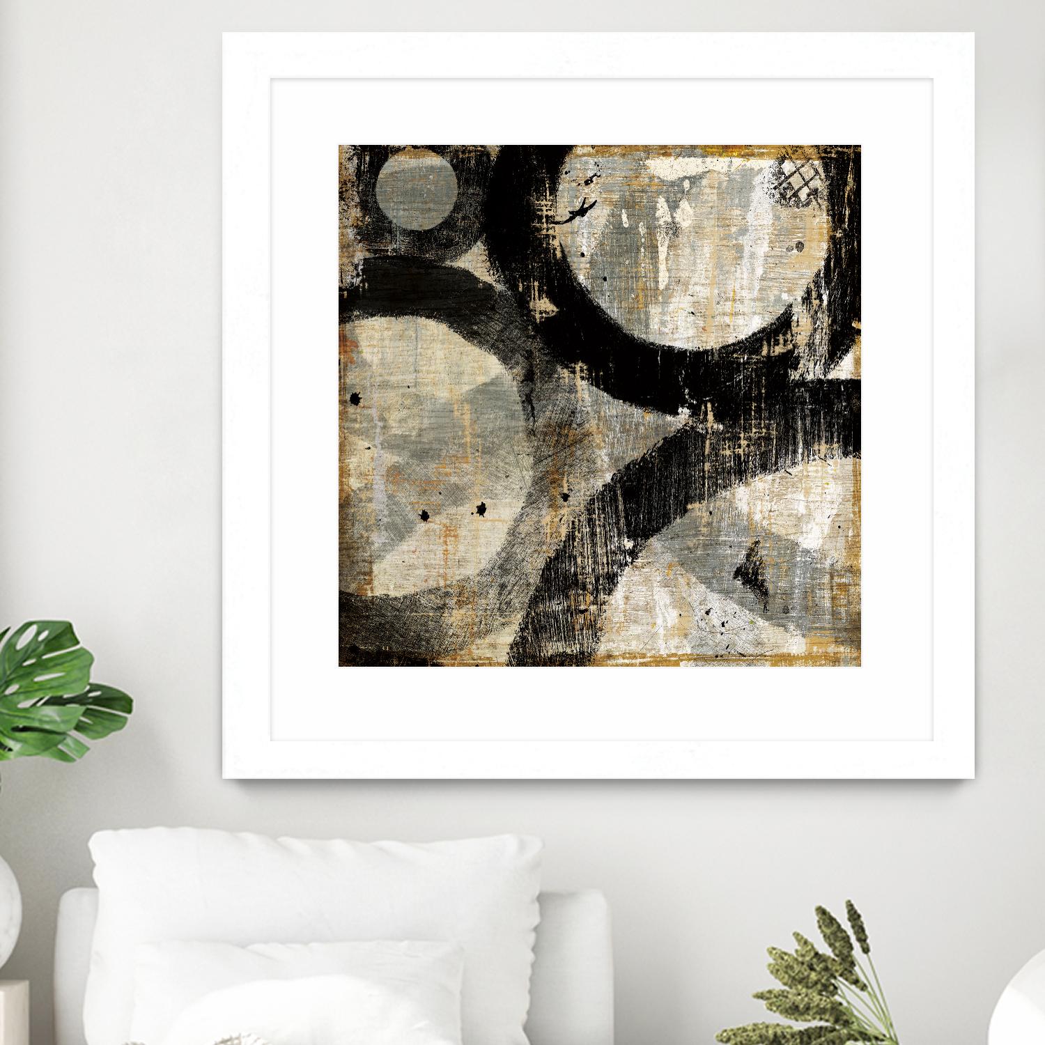 Industrial II by Michael Mullan on GIANT ART - beige abstract