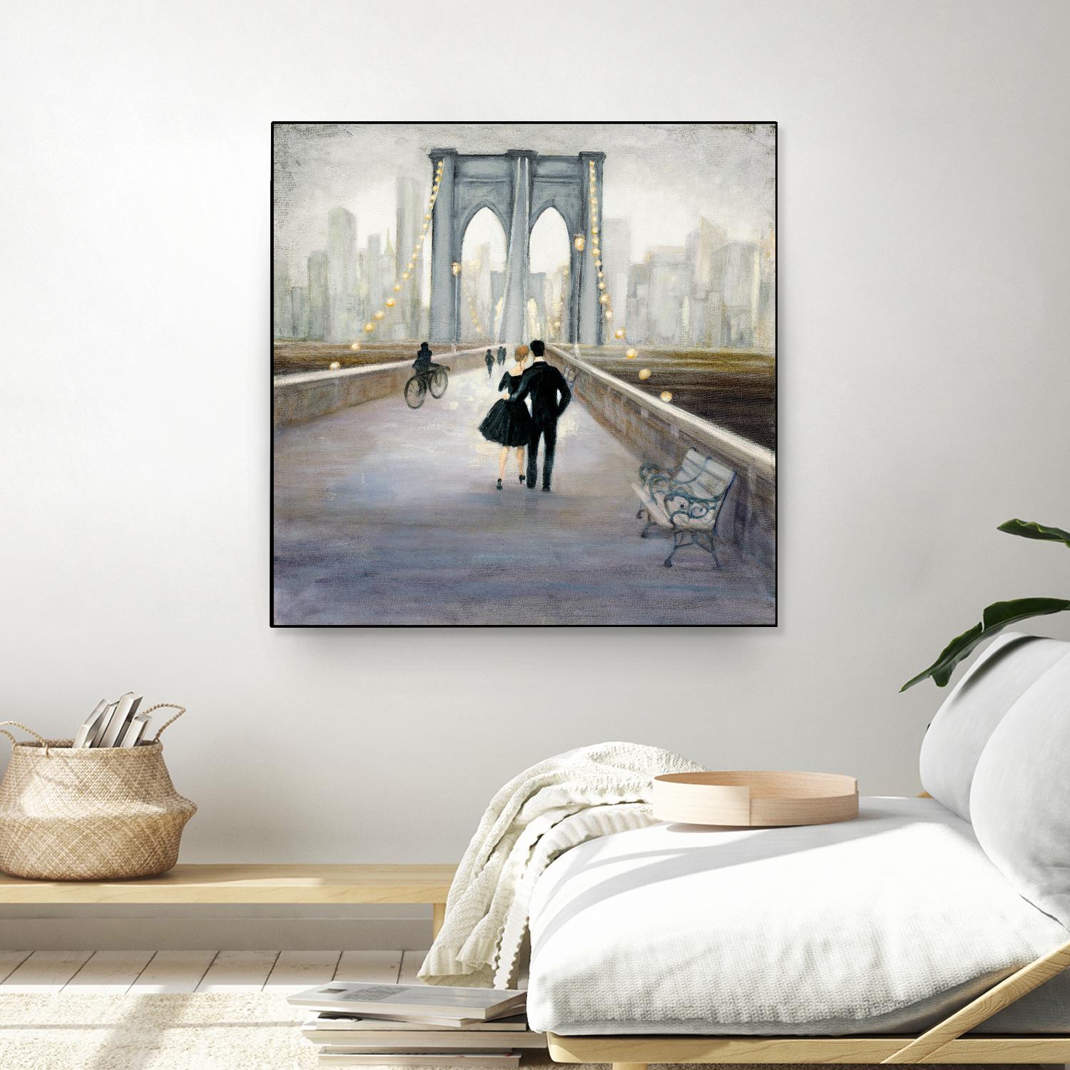 Bridge to New York 2 by Julia Purinton on GIANT ART - grey everyday life