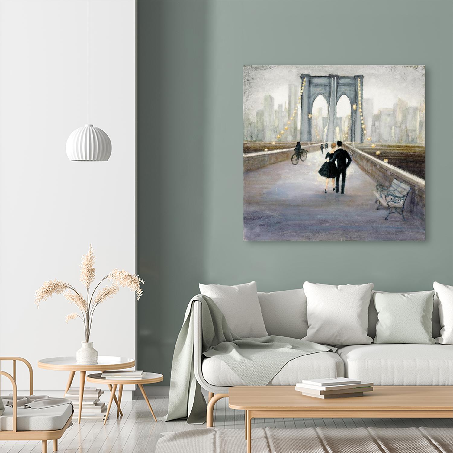 Bridge to New York 2 by Julia Purinton on GIANT ART - grey everyday life