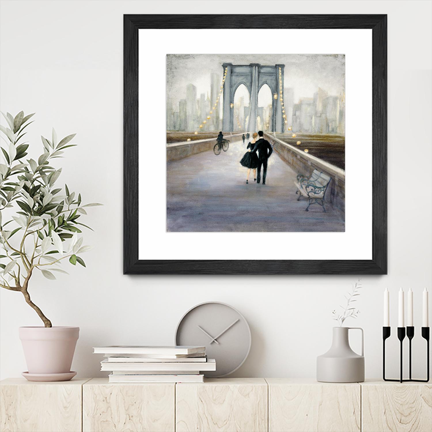 Bridge to New York 2 by Julia Purinton on GIANT ART - grey everyday life