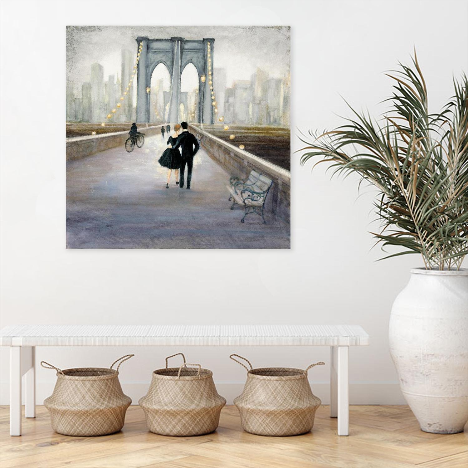 Bridge to New York 2 by Julia Purinton on GIANT ART - grey everyday life