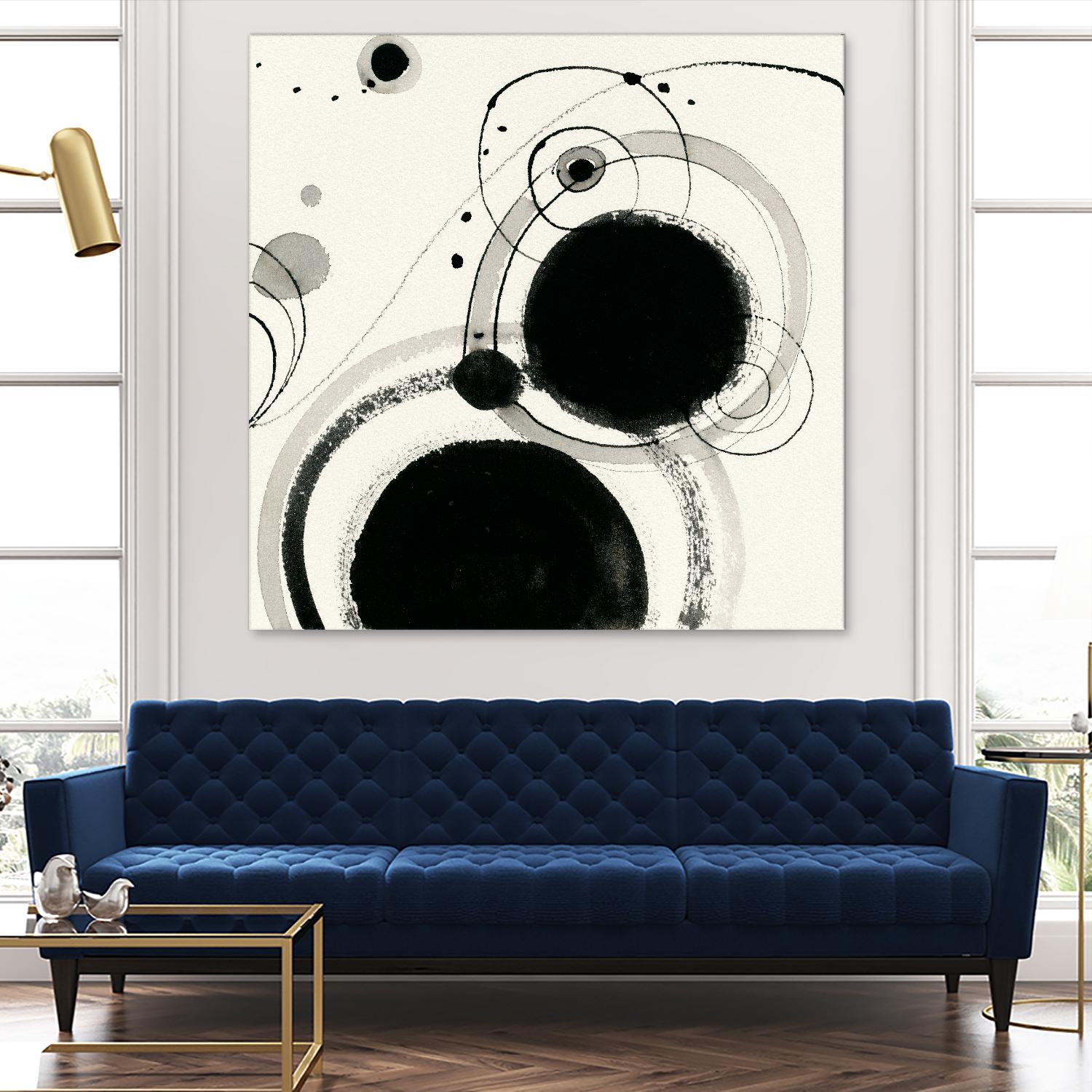 Planetary III by Shirley Novak on GIANT ART - beige abstract