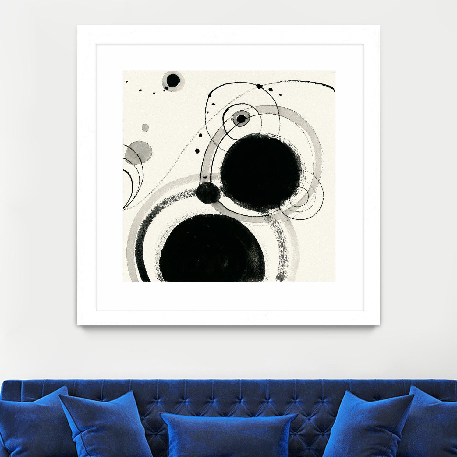 Planetary III by Shirley Novak on GIANT ART - beige abstract