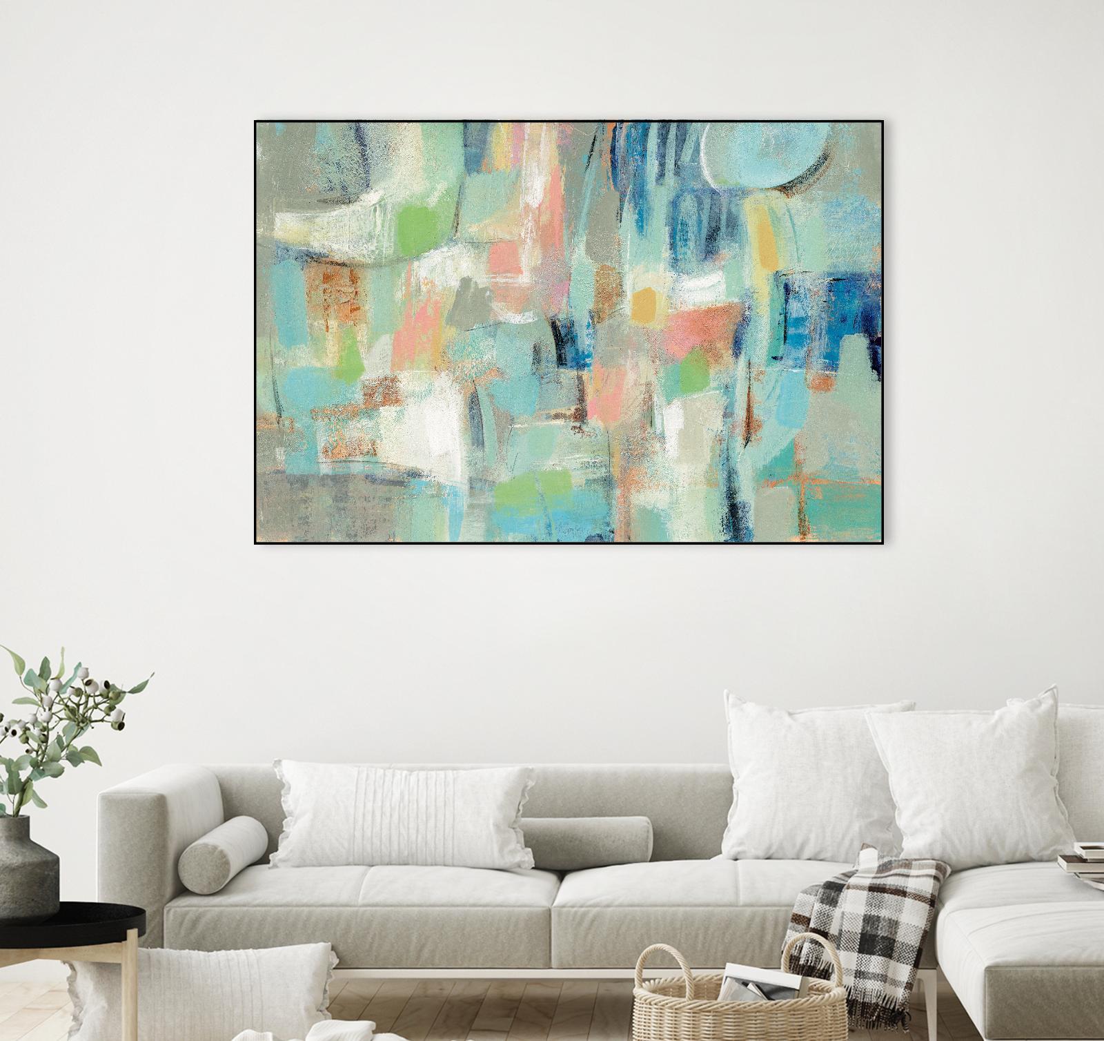 Morning Breeze by Silvia Vassileva on GIANT ART - pink abstract