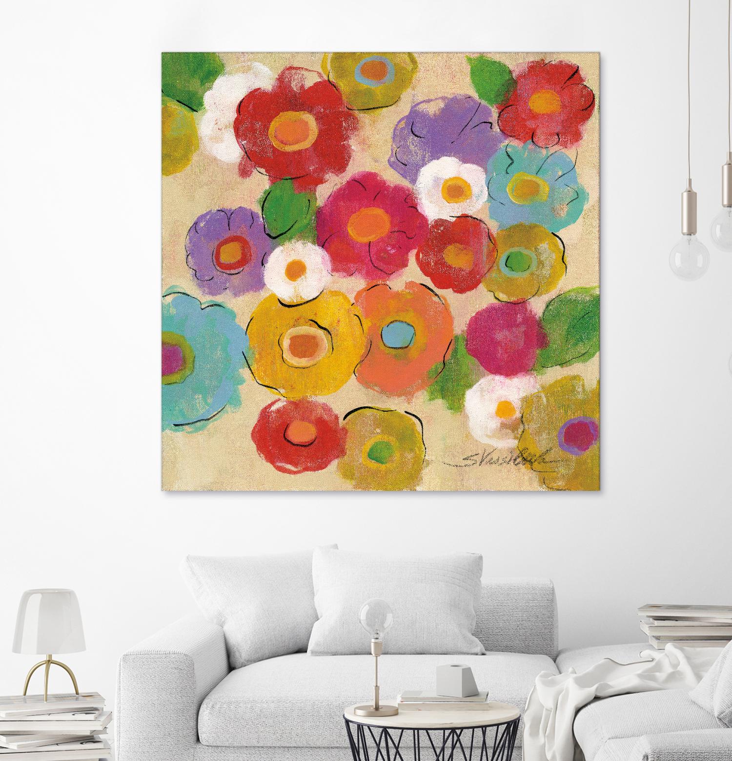 Bohemian Bouquet II by Silvia Vassileva on GIANT ART - yellow floral