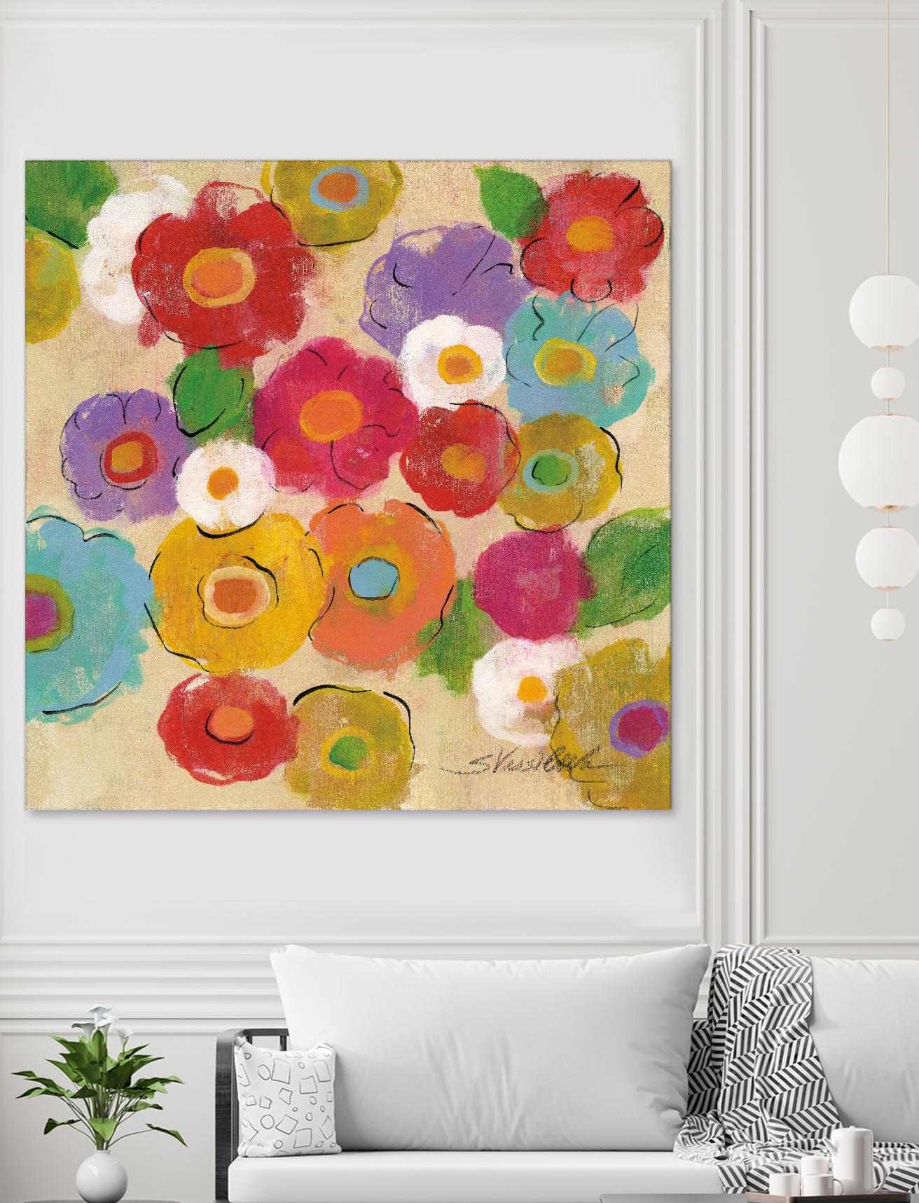 Bohemian Bouquet II by Silvia Vassileva on GIANT ART - yellow floral