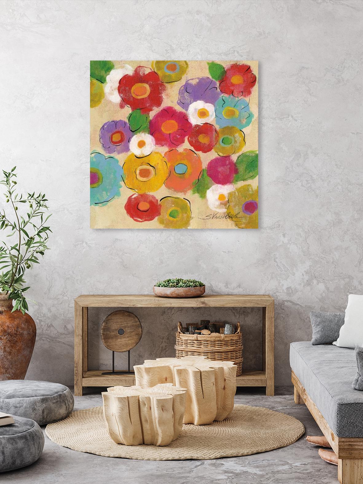 Bohemian Bouquet II by Silvia Vassileva on GIANT ART - yellow floral