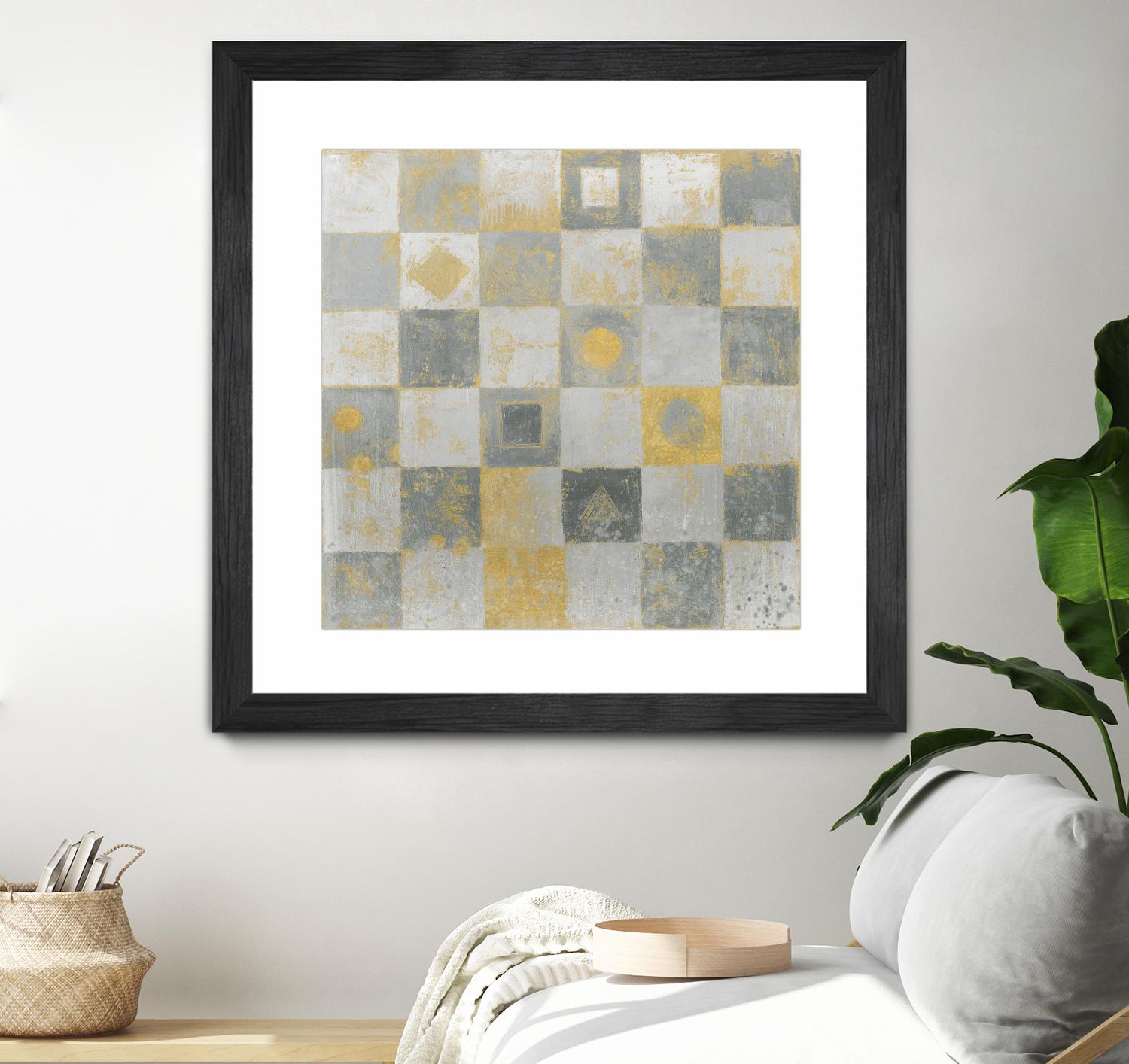 Neutrality Abstract Gold by James Wiens on GIANT ART - grey abstract