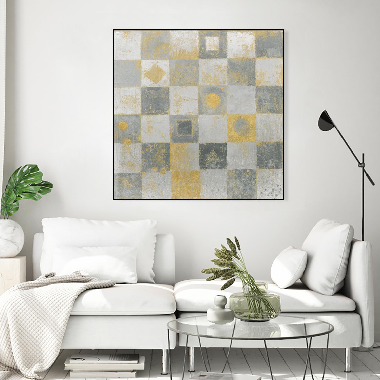 Neutrality Abstract Gold by James Wiens on GIANT ART - grey abstract
