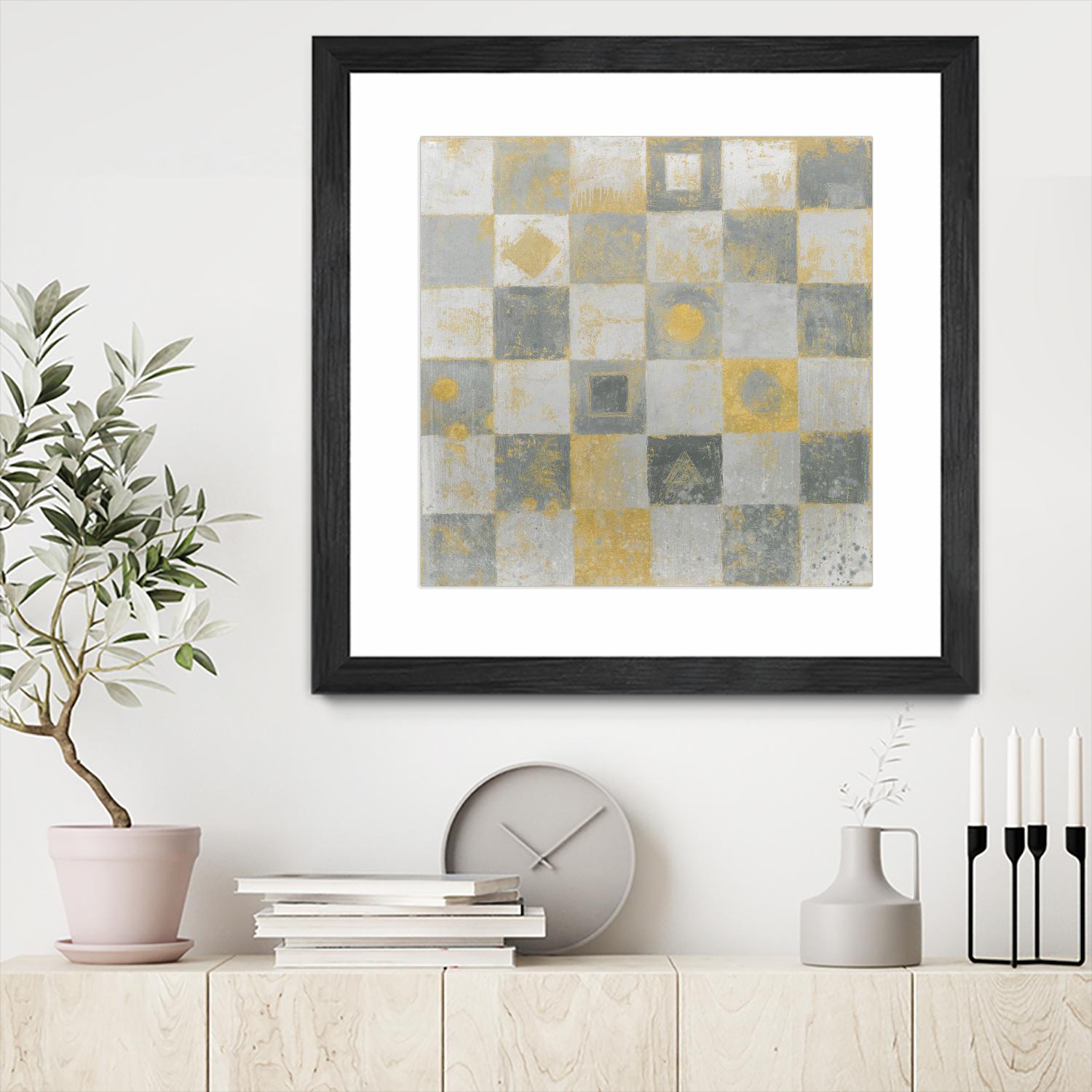 Neutrality Abstract Gold by James Wiens on GIANT ART - grey abstract