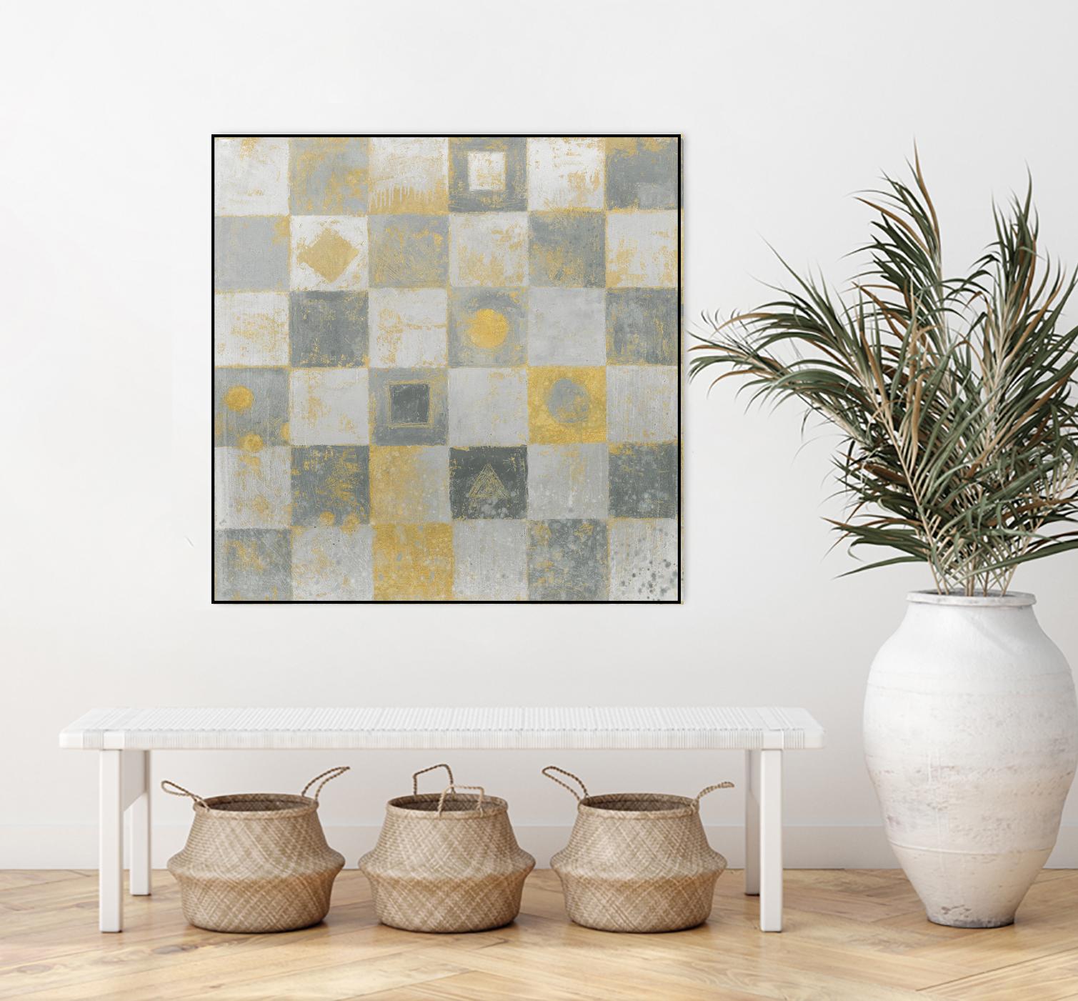 Neutrality Abstract Gold by James Wiens on GIANT ART - grey abstract