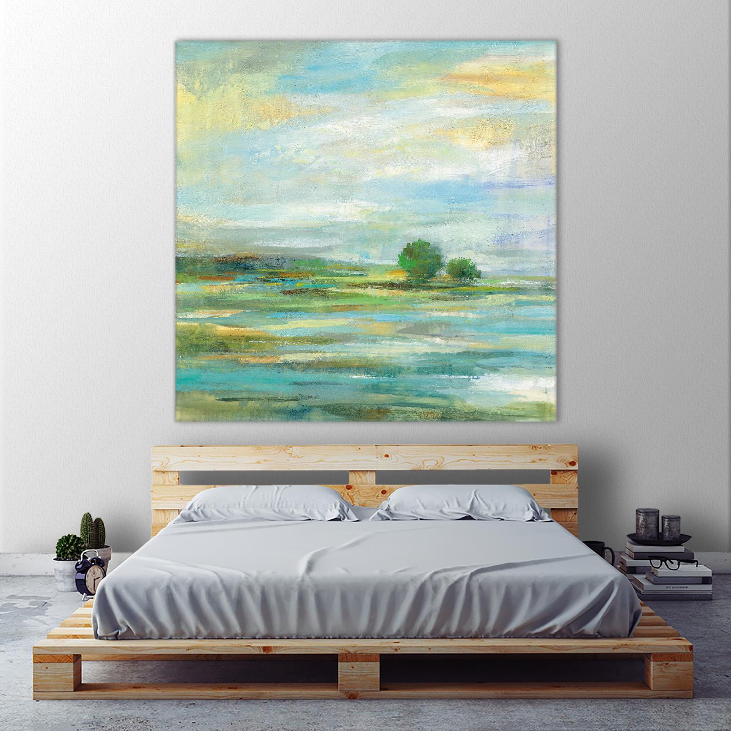 California Surf by Silvia Vassileva on GIANT ART - blue abstract