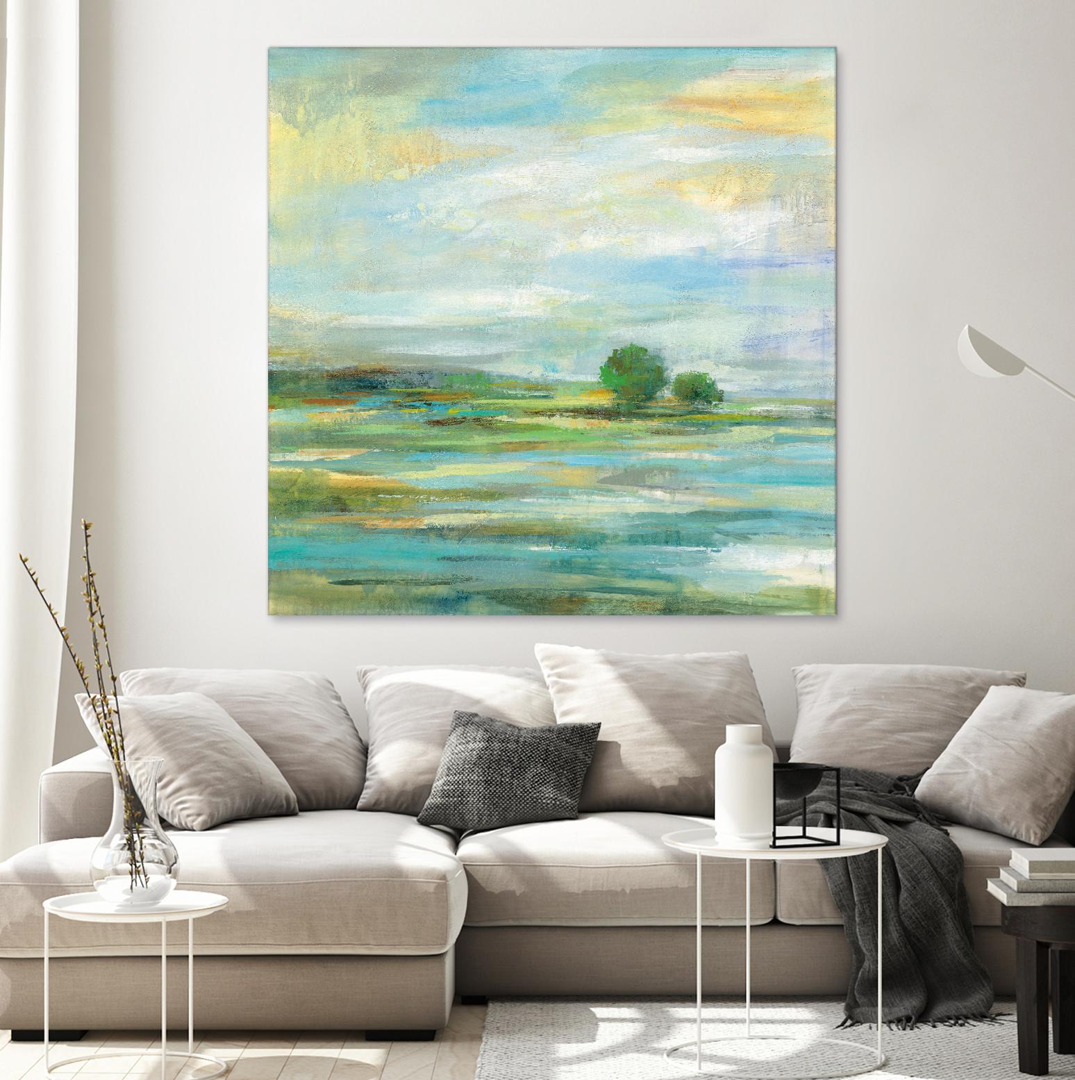 California Surf by Silvia Vassileva on GIANT ART - blue abstract