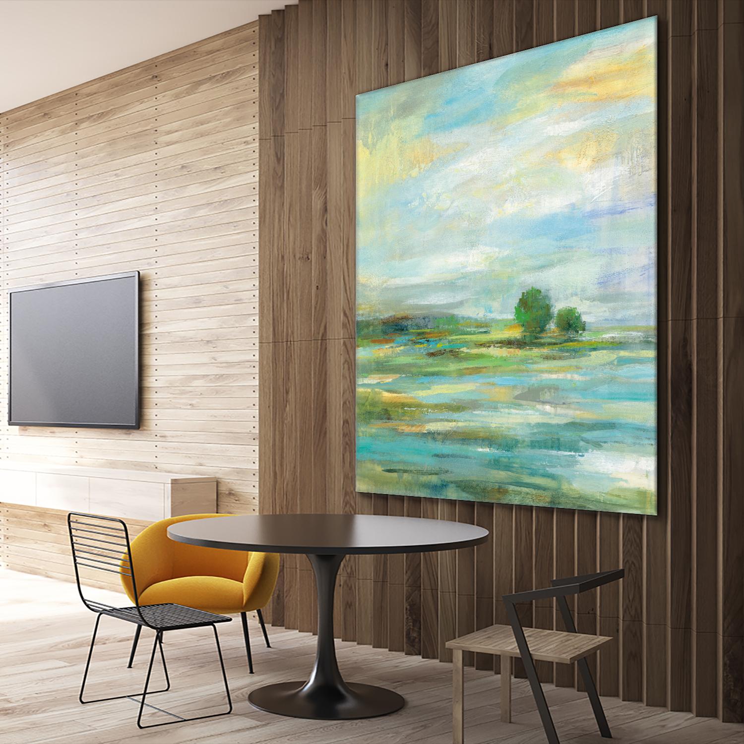 California Surf by Silvia Vassileva on GIANT ART - blue abstract