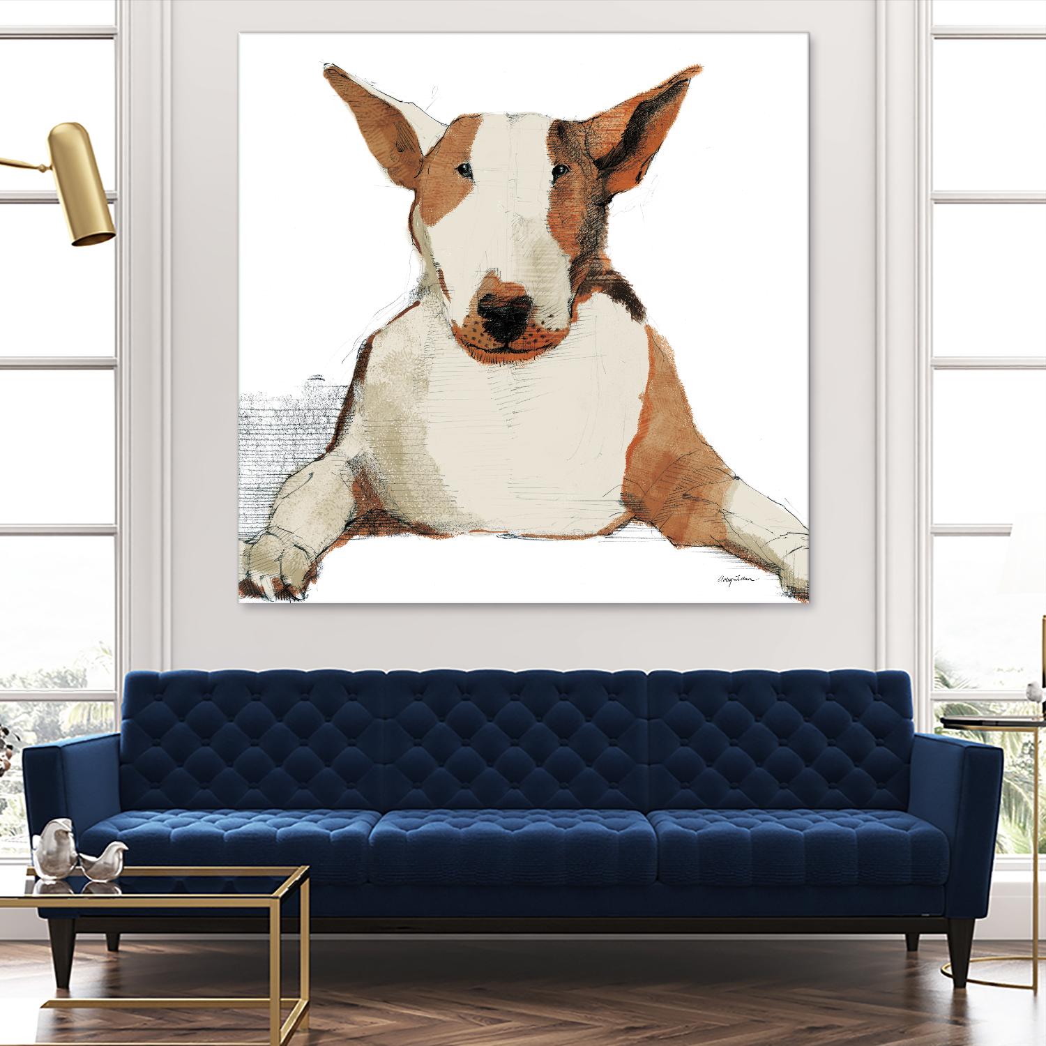 Oberon Watercolor by Avery Tillmon on GIANT ART - brown animals