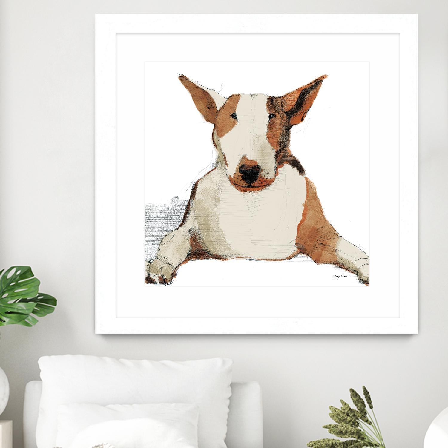 Oberon Watercolor by Avery Tillmon on GIANT ART - brown animals