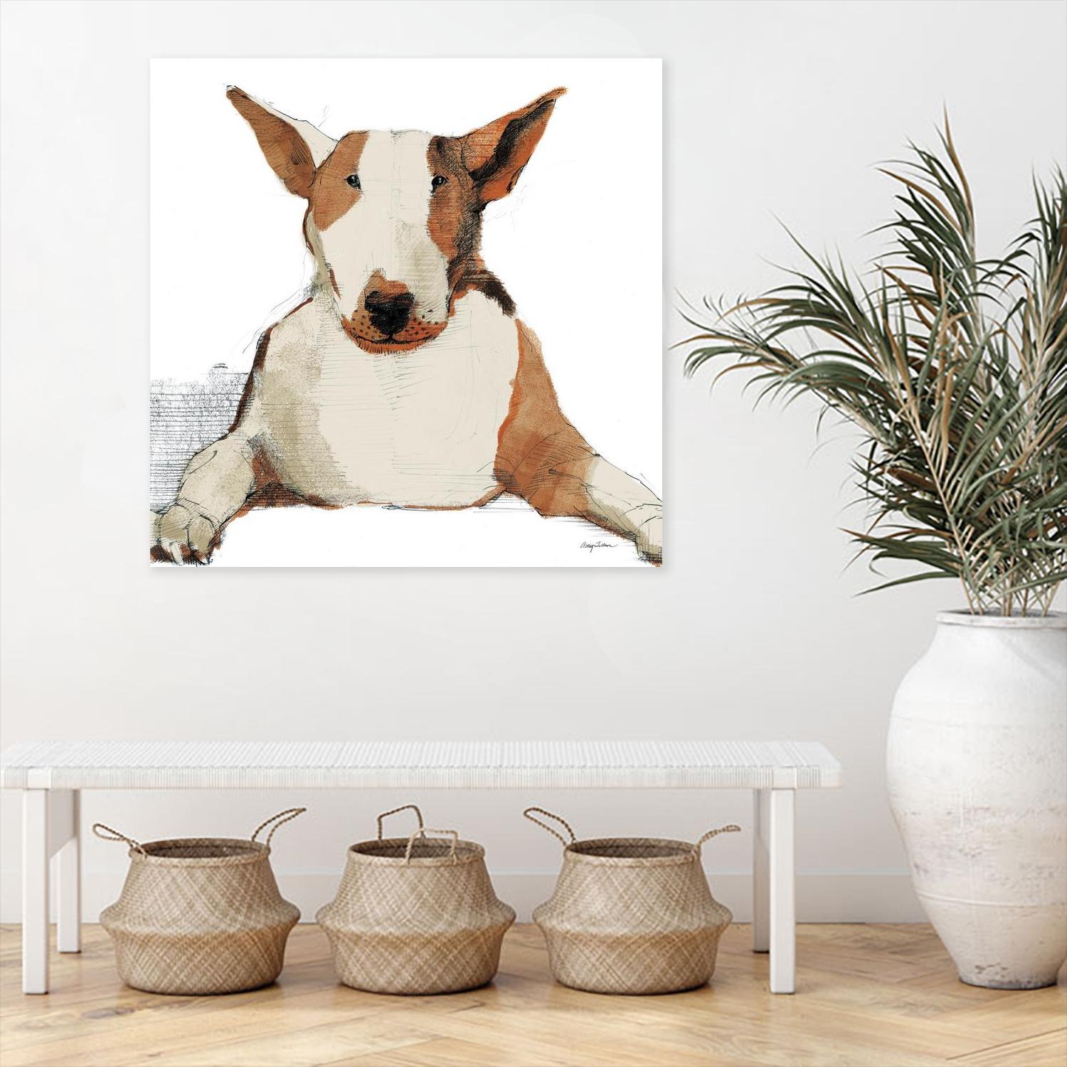 Oberon Watercolor by Avery Tillmon on GIANT ART - brown animals