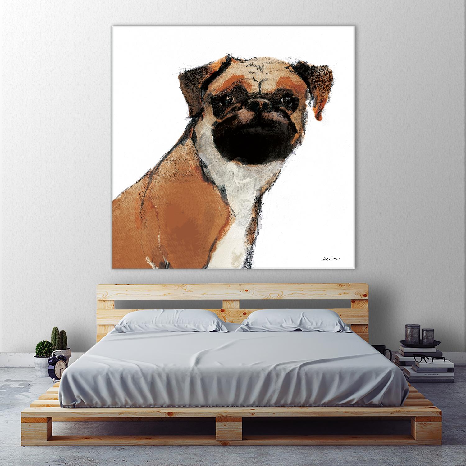 Orpheus Watercolor by Avery Tillmon on GIANT ART - brown animals