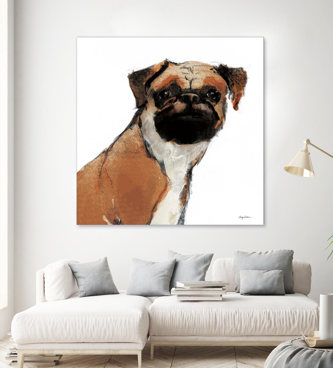 Orpheus Watercolor by Avery Tillmon on GIANT ART - brown animals