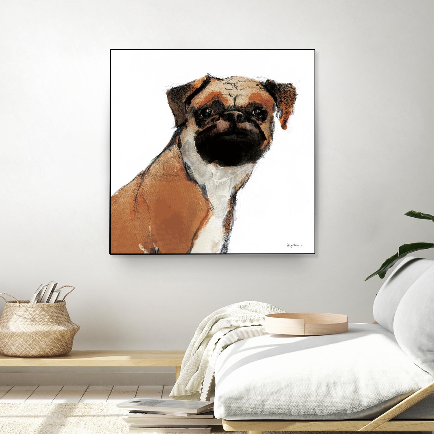 Orpheus Watercolor by Avery Tillmon on GIANT ART - brown animals