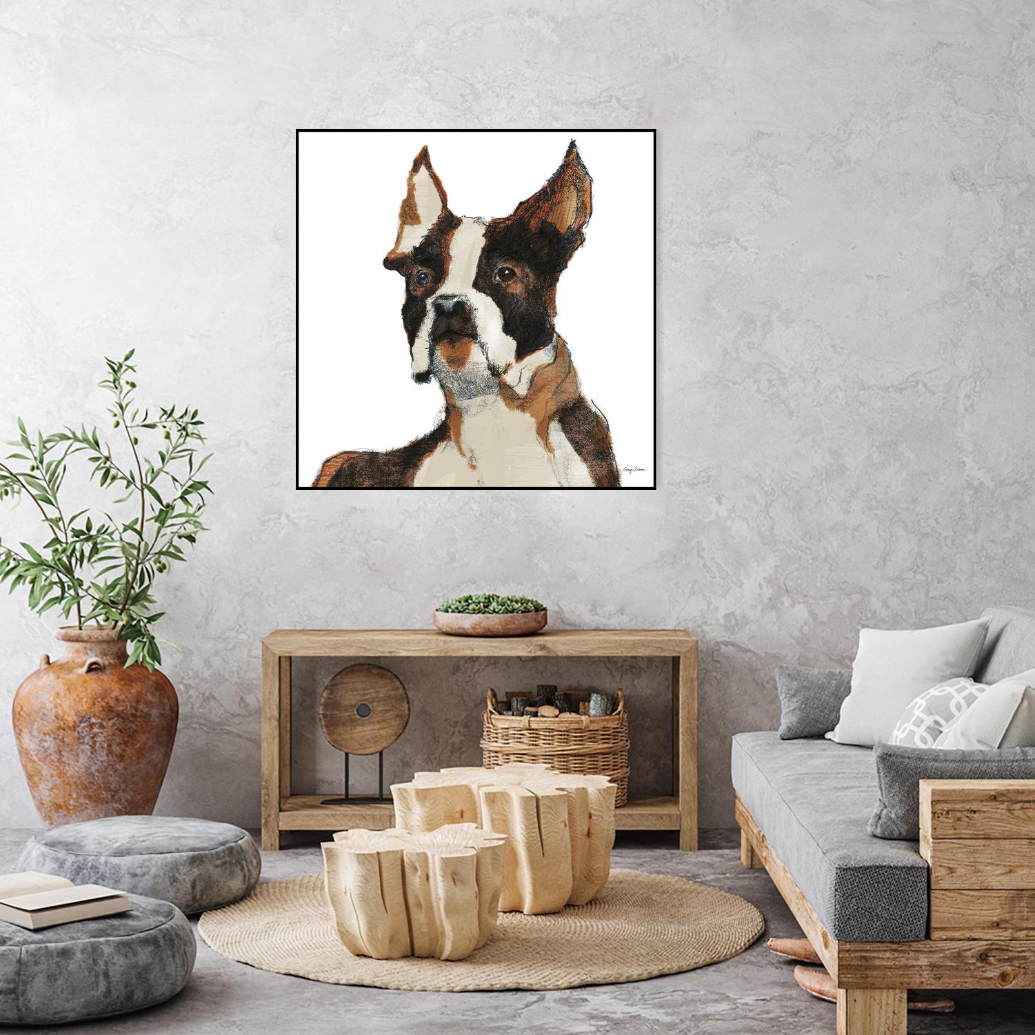 Snug Watercolor by Avery Tillmon on GIANT ART - brown animals