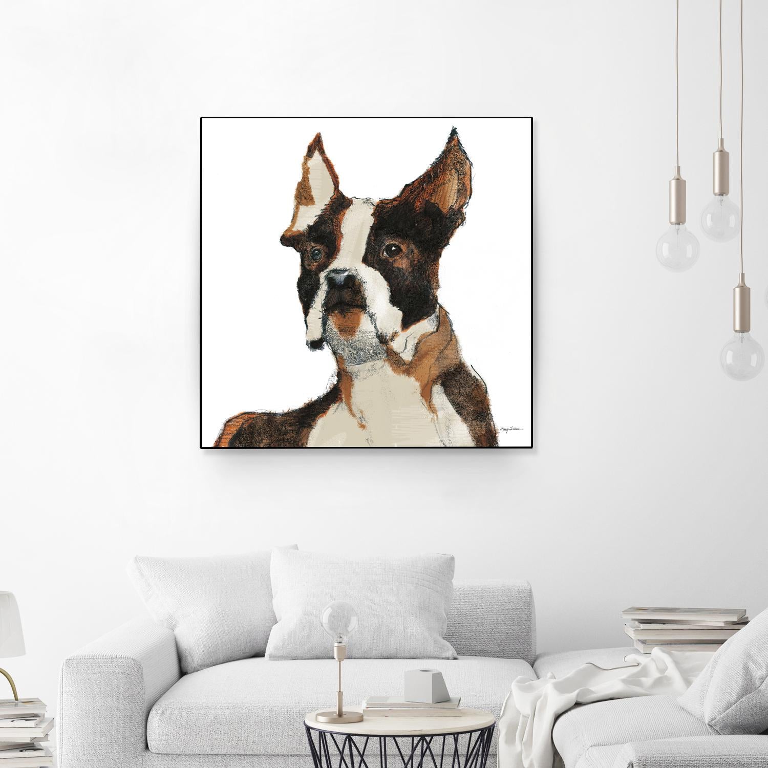 Snug Watercolor by Avery Tillmon on GIANT ART - brown animals