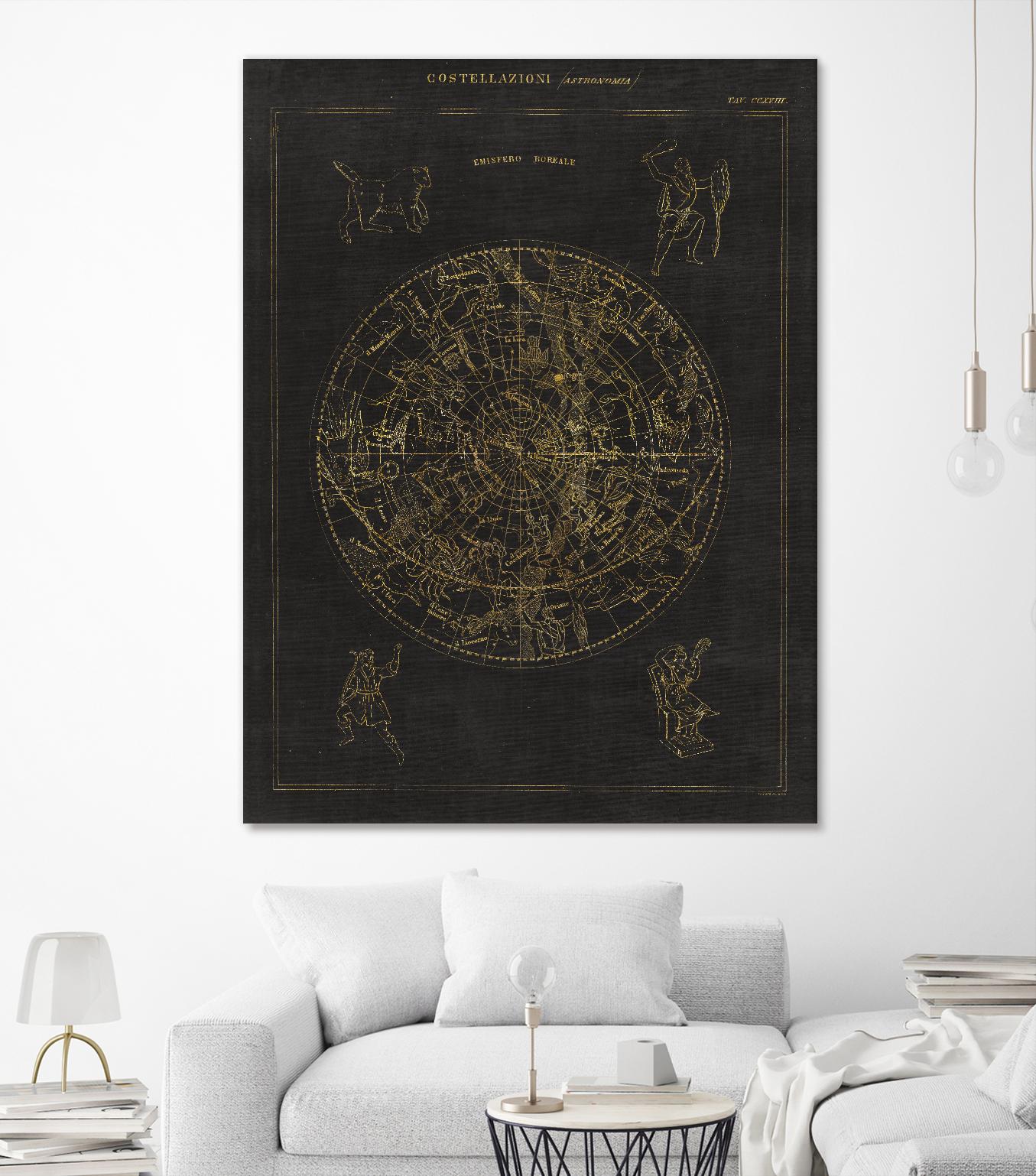 Collage Cactus IV on Graph Paper by Portfolio on GIANT ART - grey maps