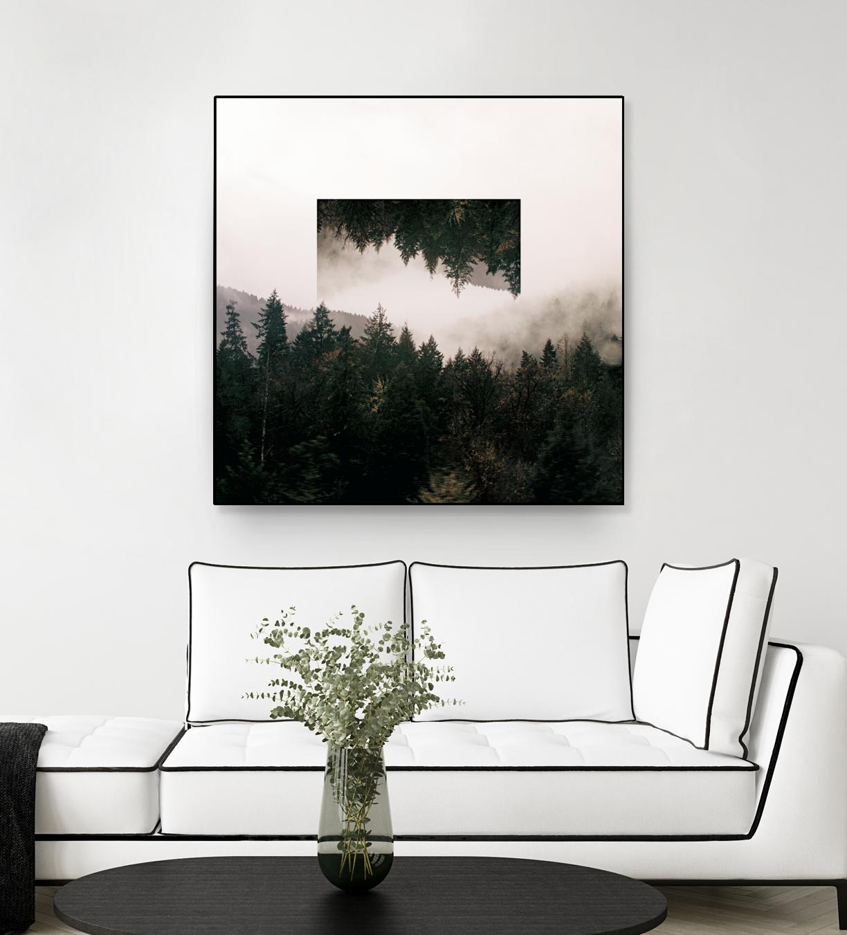 Reflected Landscape I by Laura Marshall on GIANT ART - white photo art
